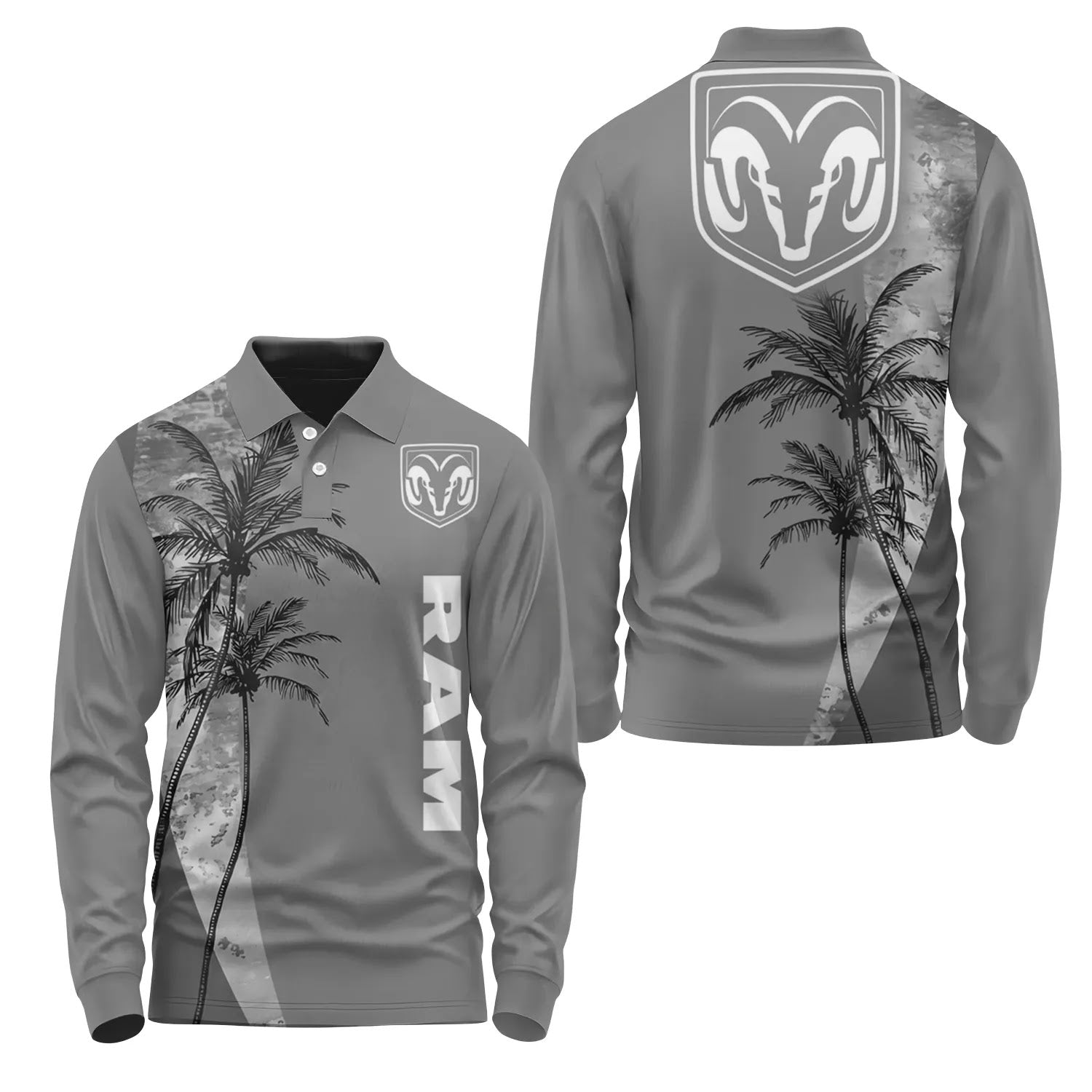 Ram Long Sleeve Polo SHW071