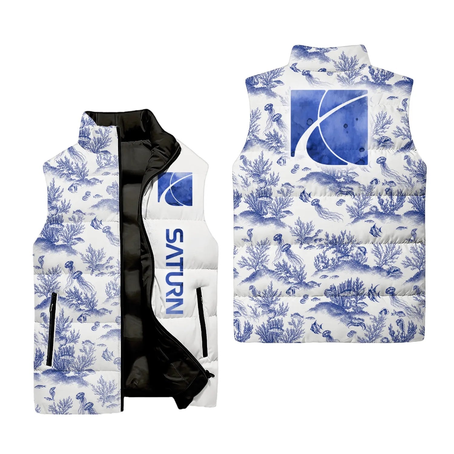 Saturn Sleeveless Puffer Jacket SHW009