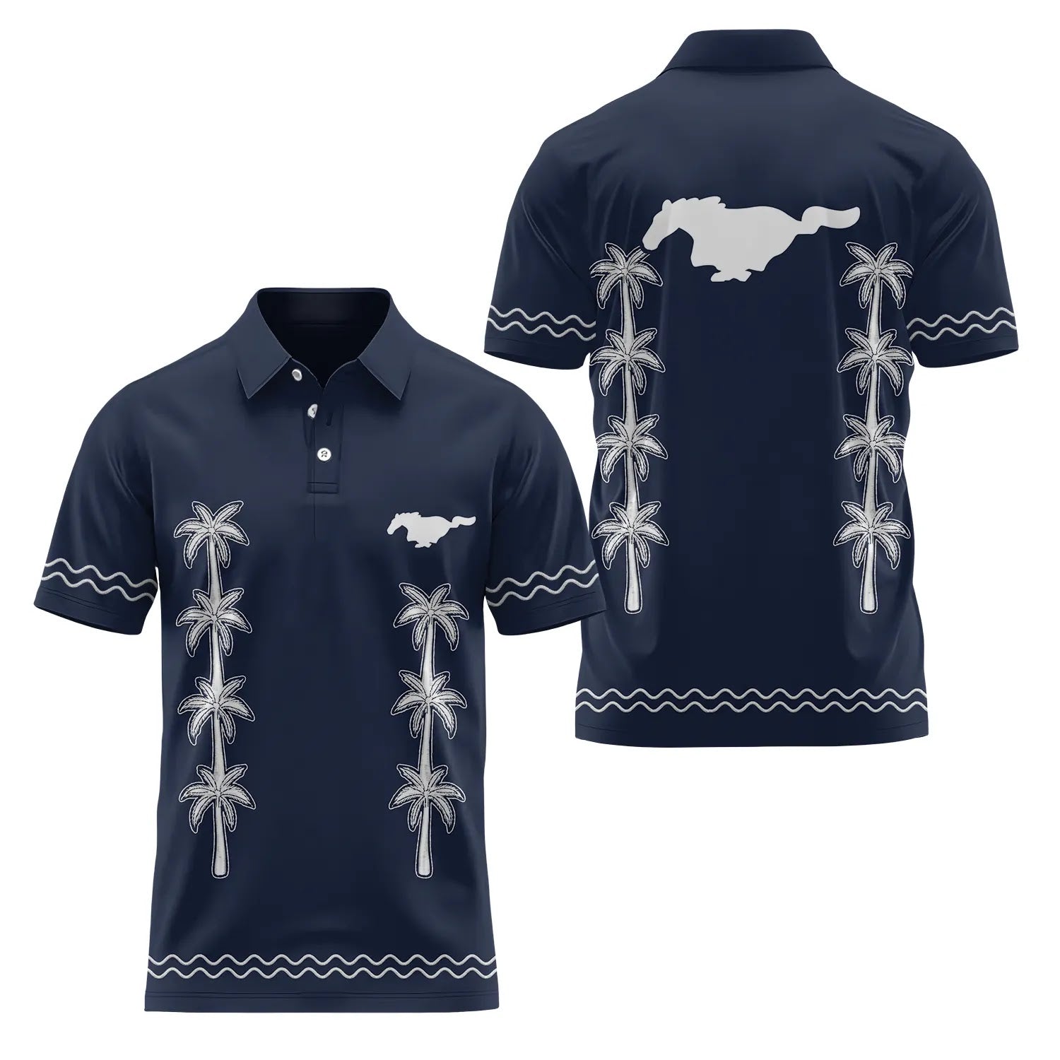 Ford Mustang Short Sleeve Polo SHW065