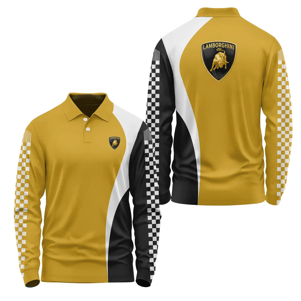 Lamborghini Long Sleeve Polo SC073