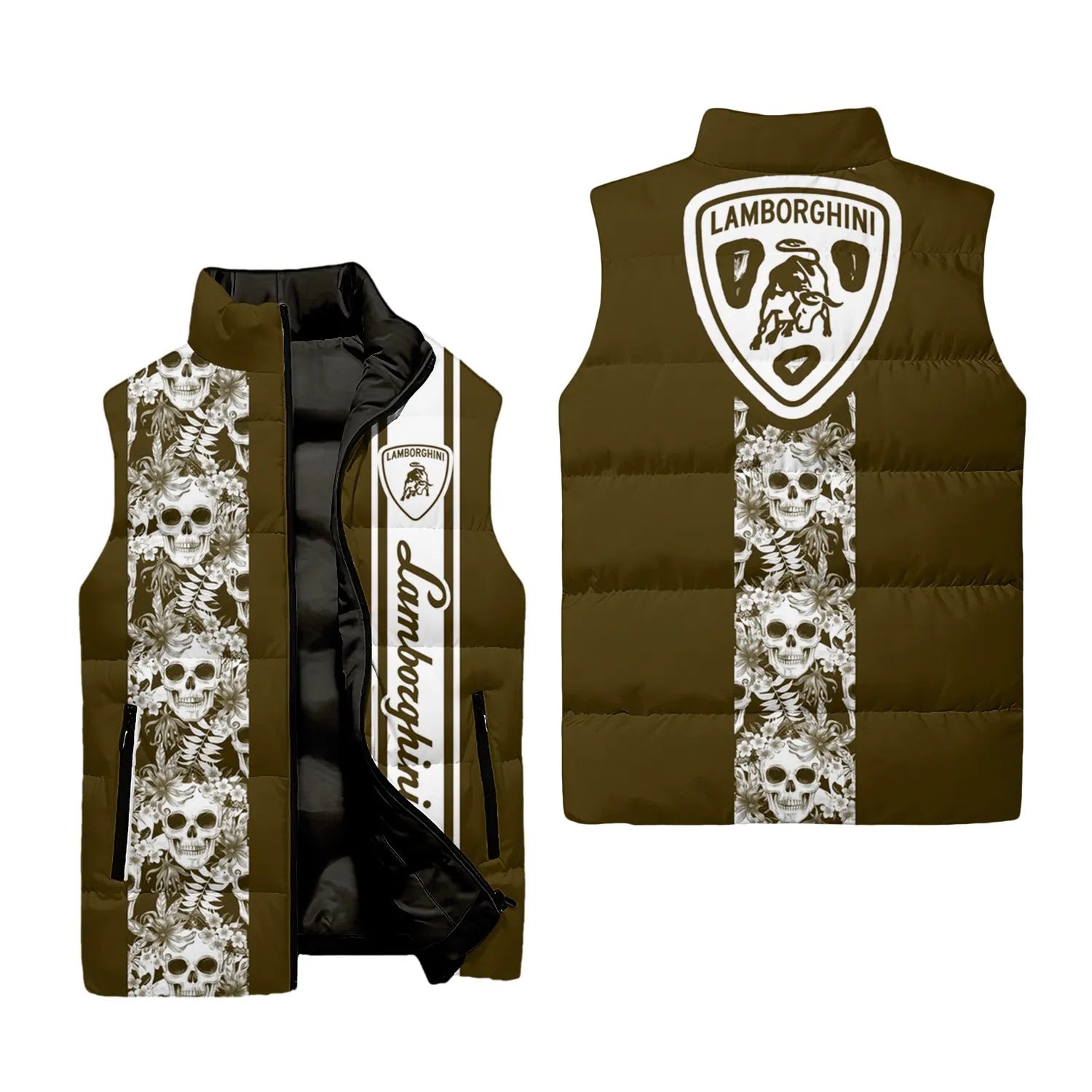 Lamborghini Sleeveless Puffer Jacket SHW042