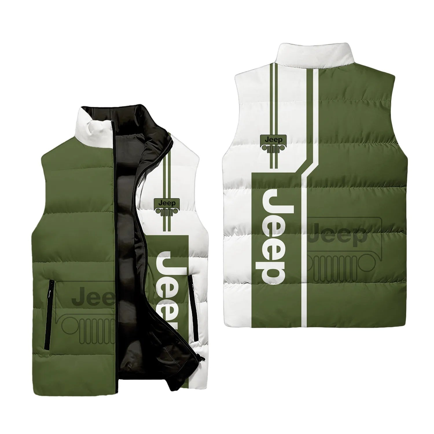 Jeep Sleeveless Puffer Jacket SC064