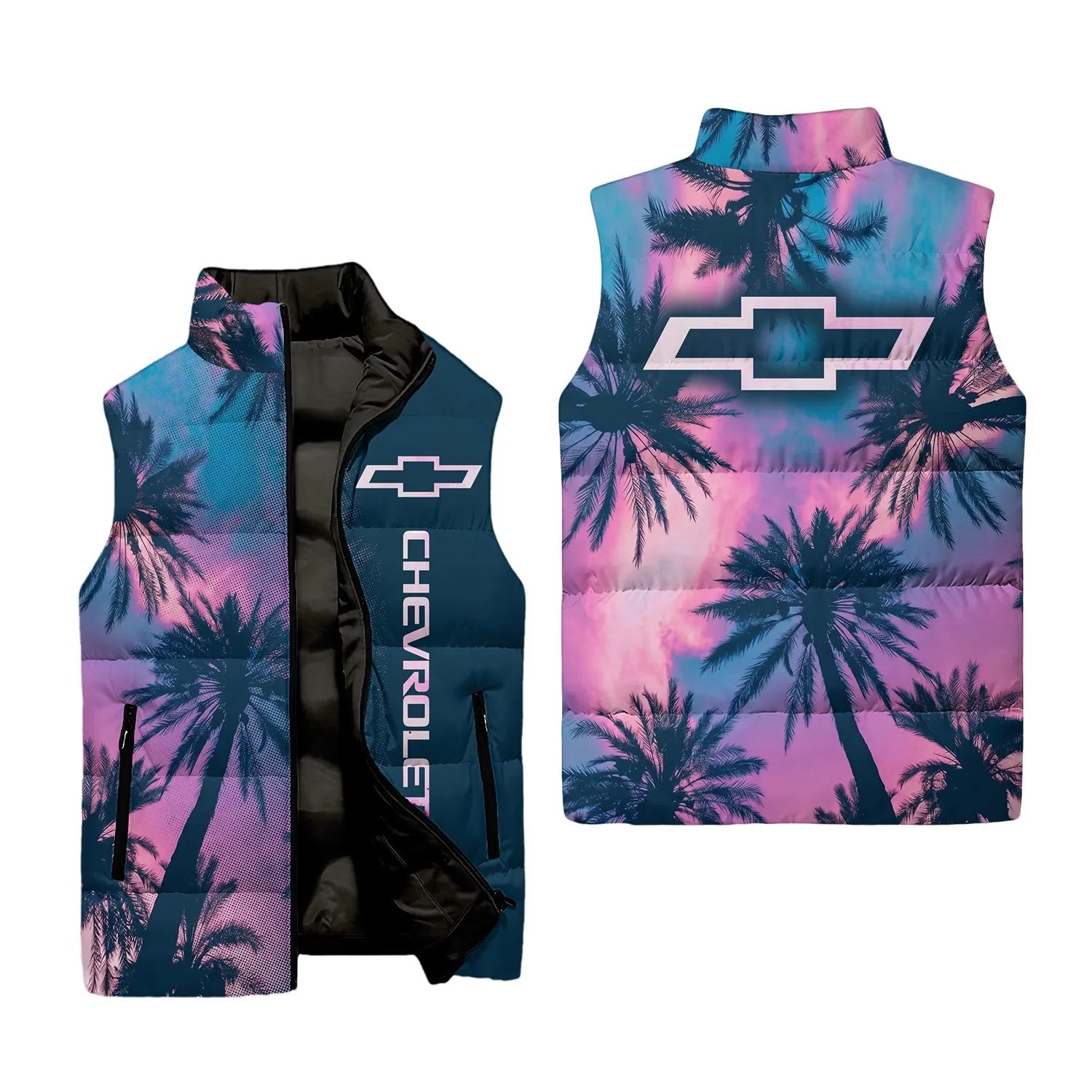 Chevrolet Sleeveless Puffer Jacket SHW030