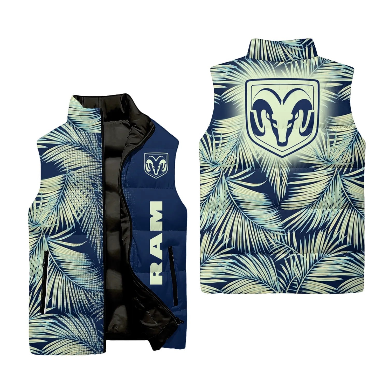 Ram Sleeveless Puffer Jacket SHW003