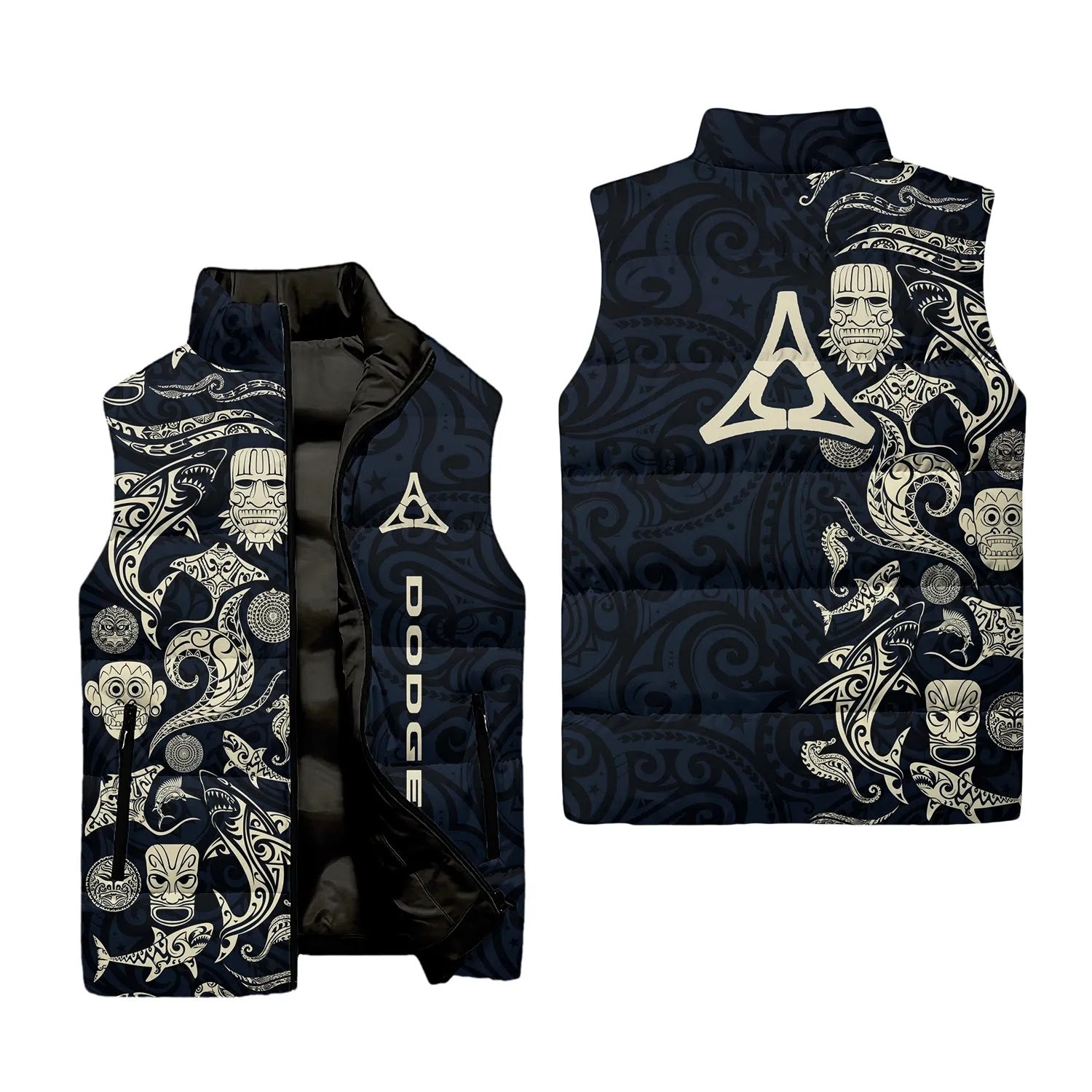Dodge Sleeveless Puffer Jacket SHW033