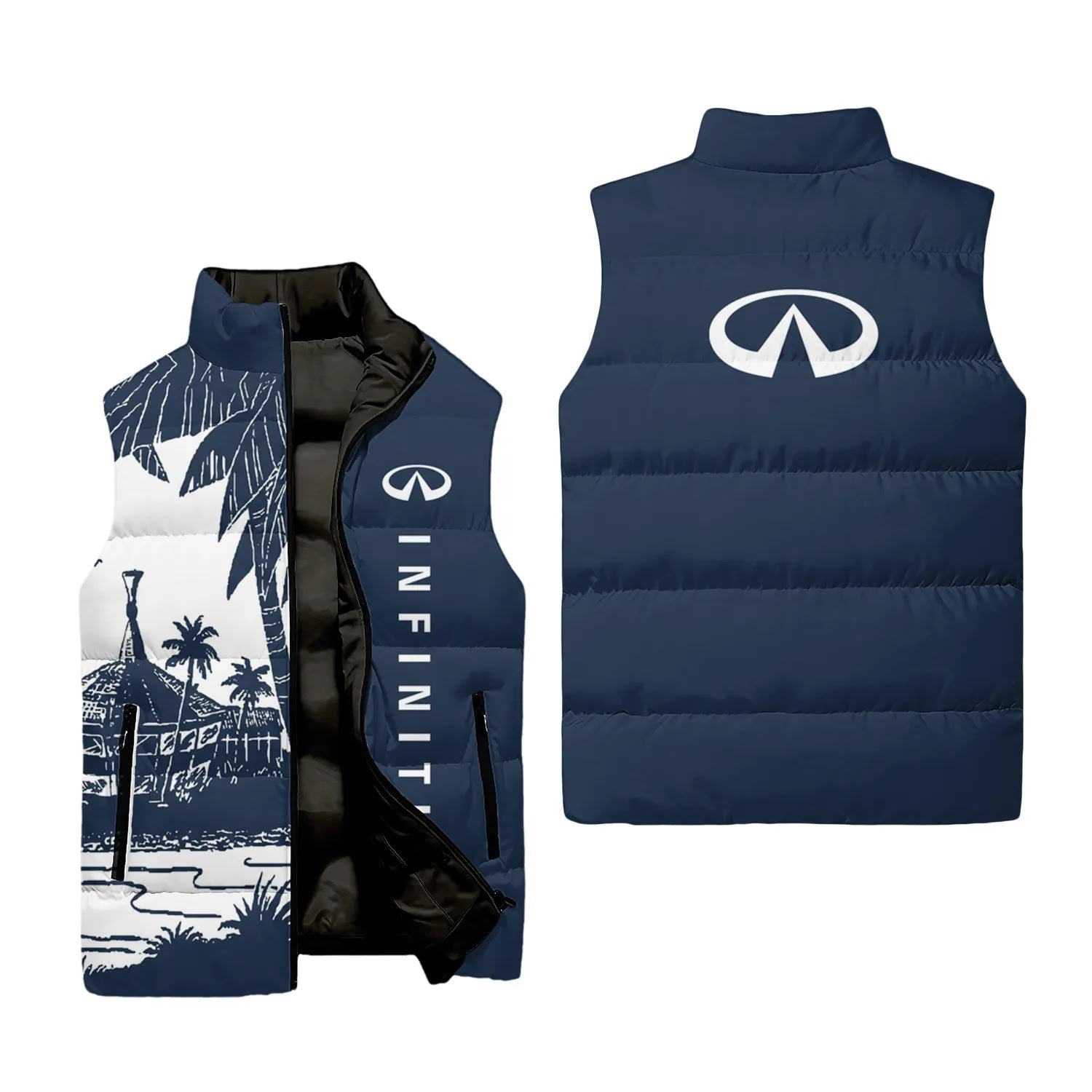 Infiniti Sleeveless Puffer Jacket SHW031