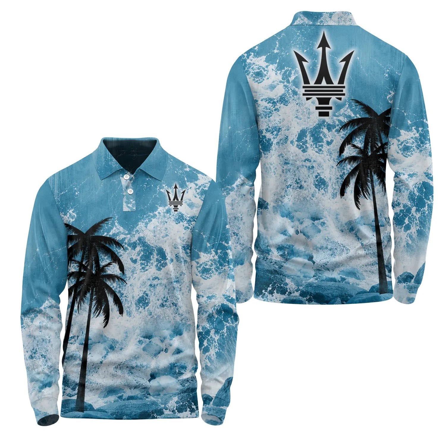 Maserati Long Sleeve Polo SHW052