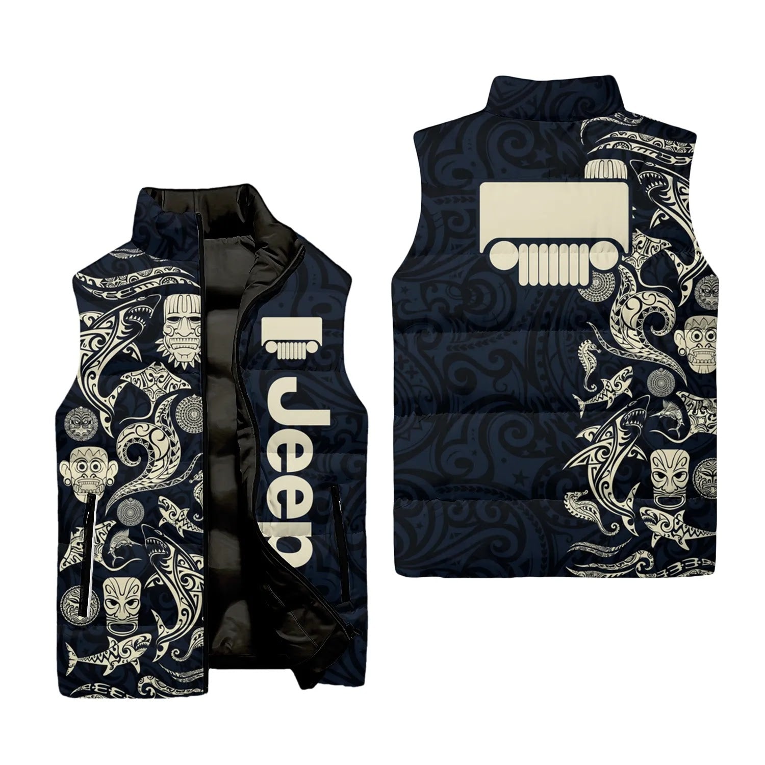 Jeep Sleeveless Puffer Jacket SHW033