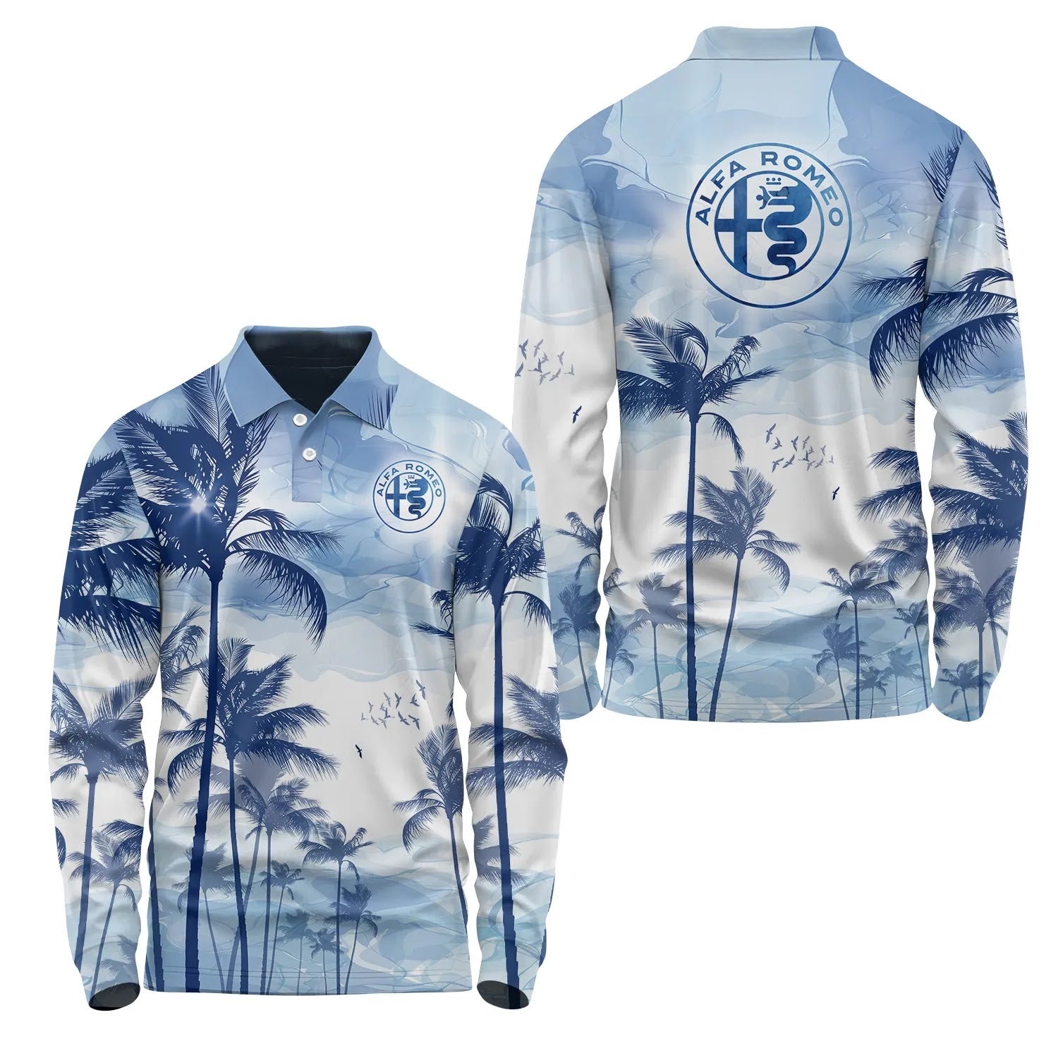 Alfa Romeo Long Sleeve Polo SHW004