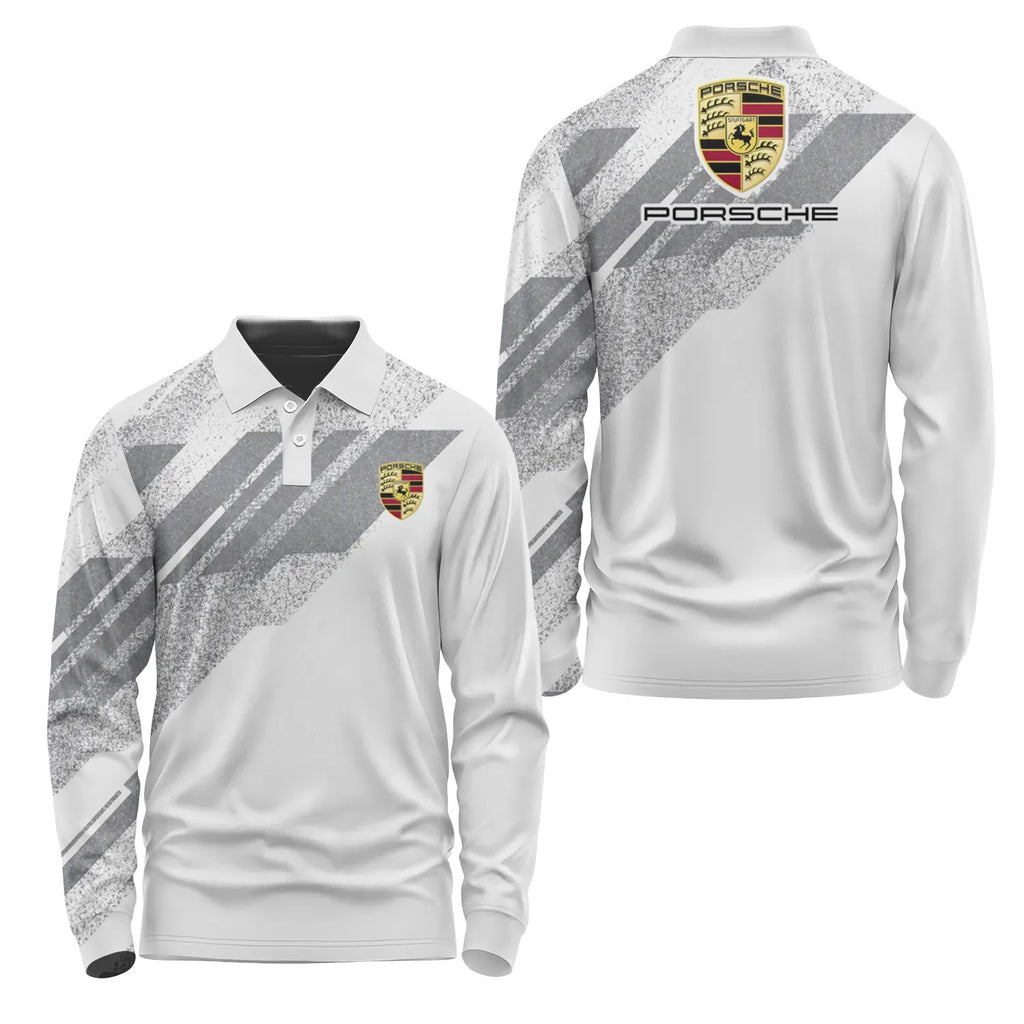 Porsche Long Sleeve Polo SC105
