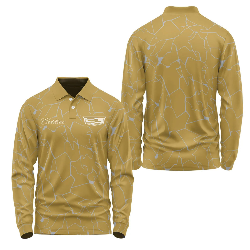 Cadillac Long Sleeve Polo SC103