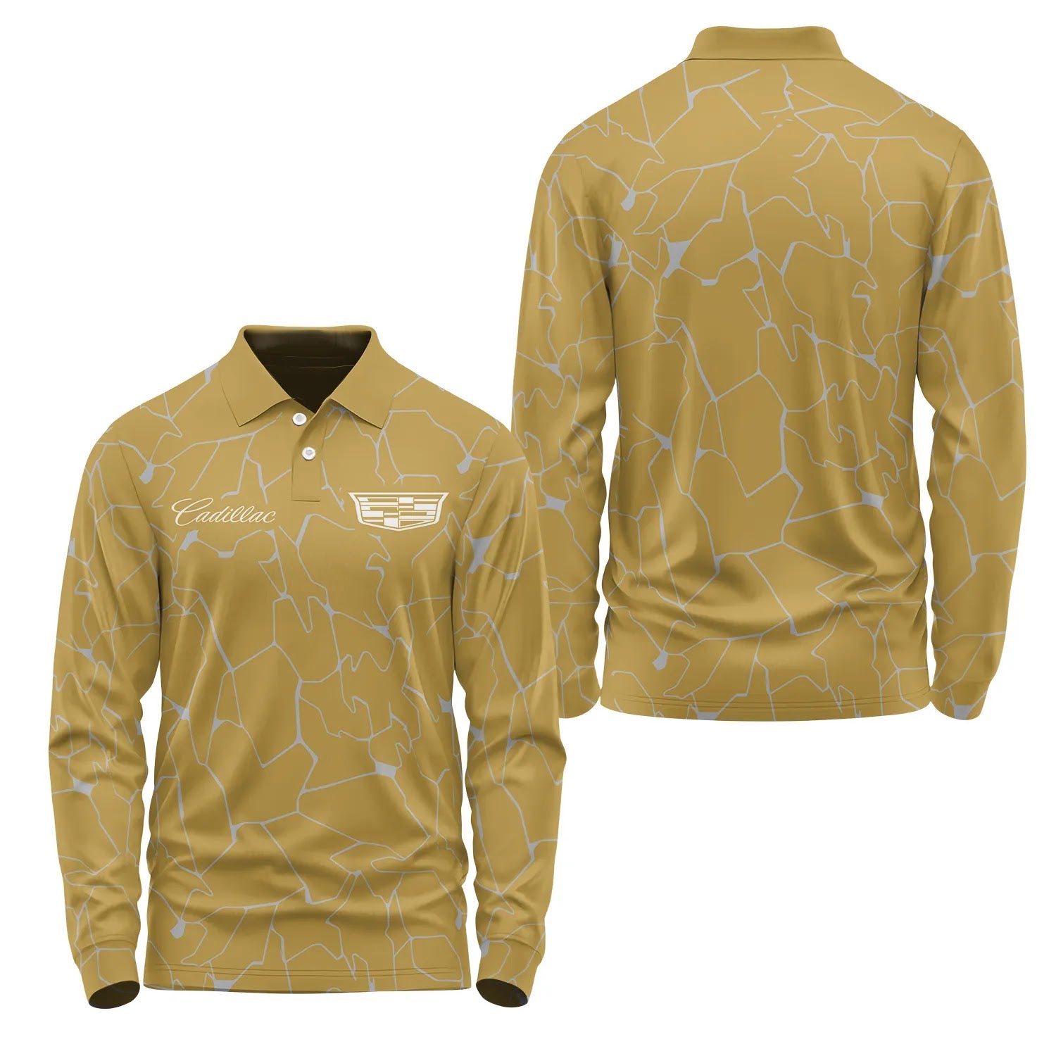 Cadillac Long Sleeve Polo SC103