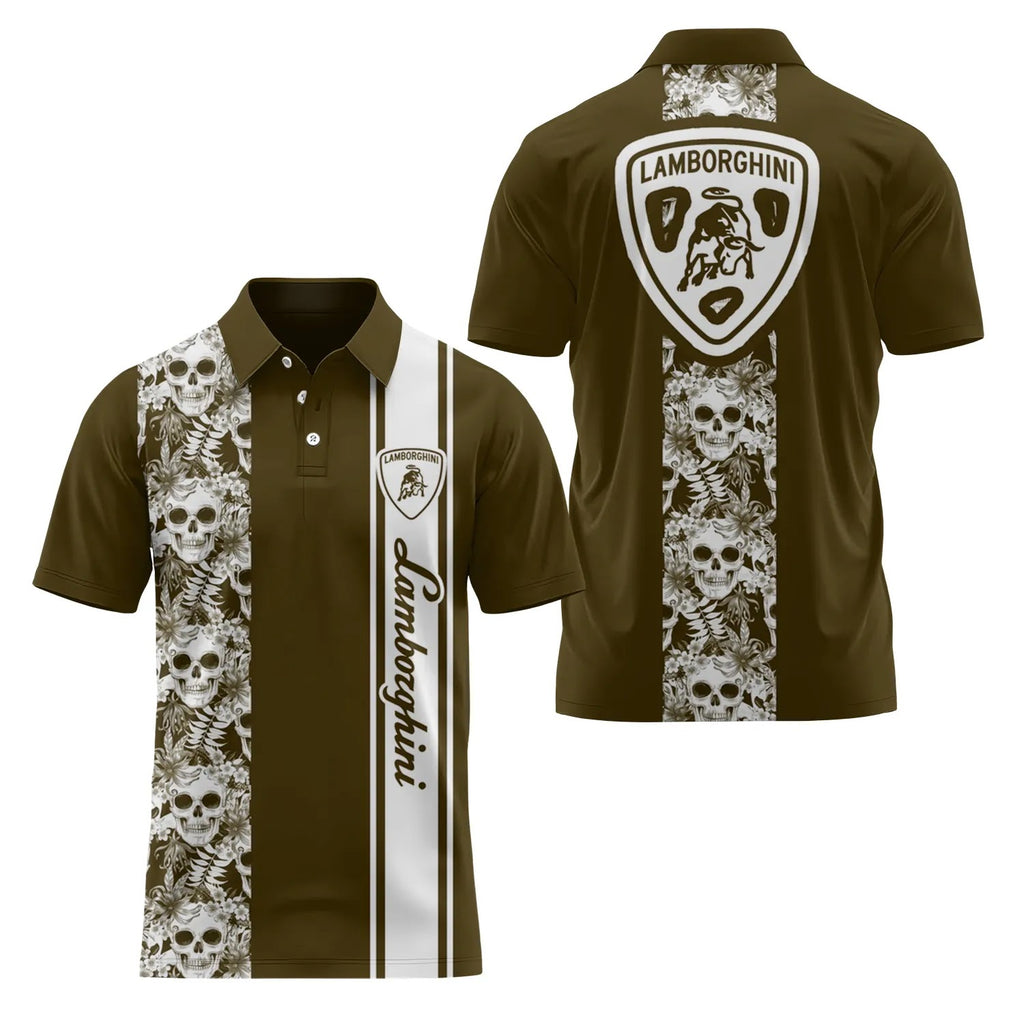 Lamborghini Short Sleeve Polo SHW042