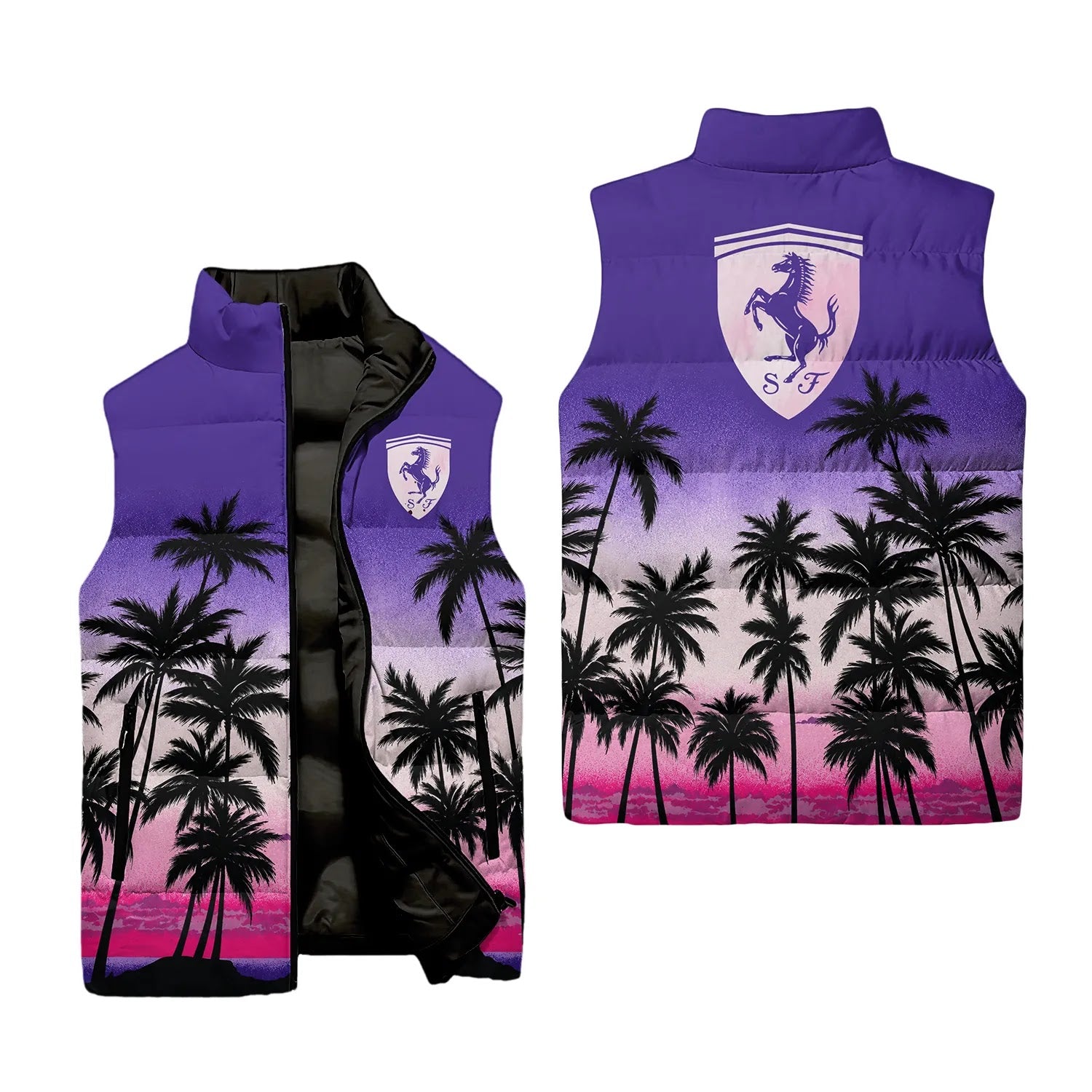 Ferrari Sleeveless Puffer Jacket SHW019