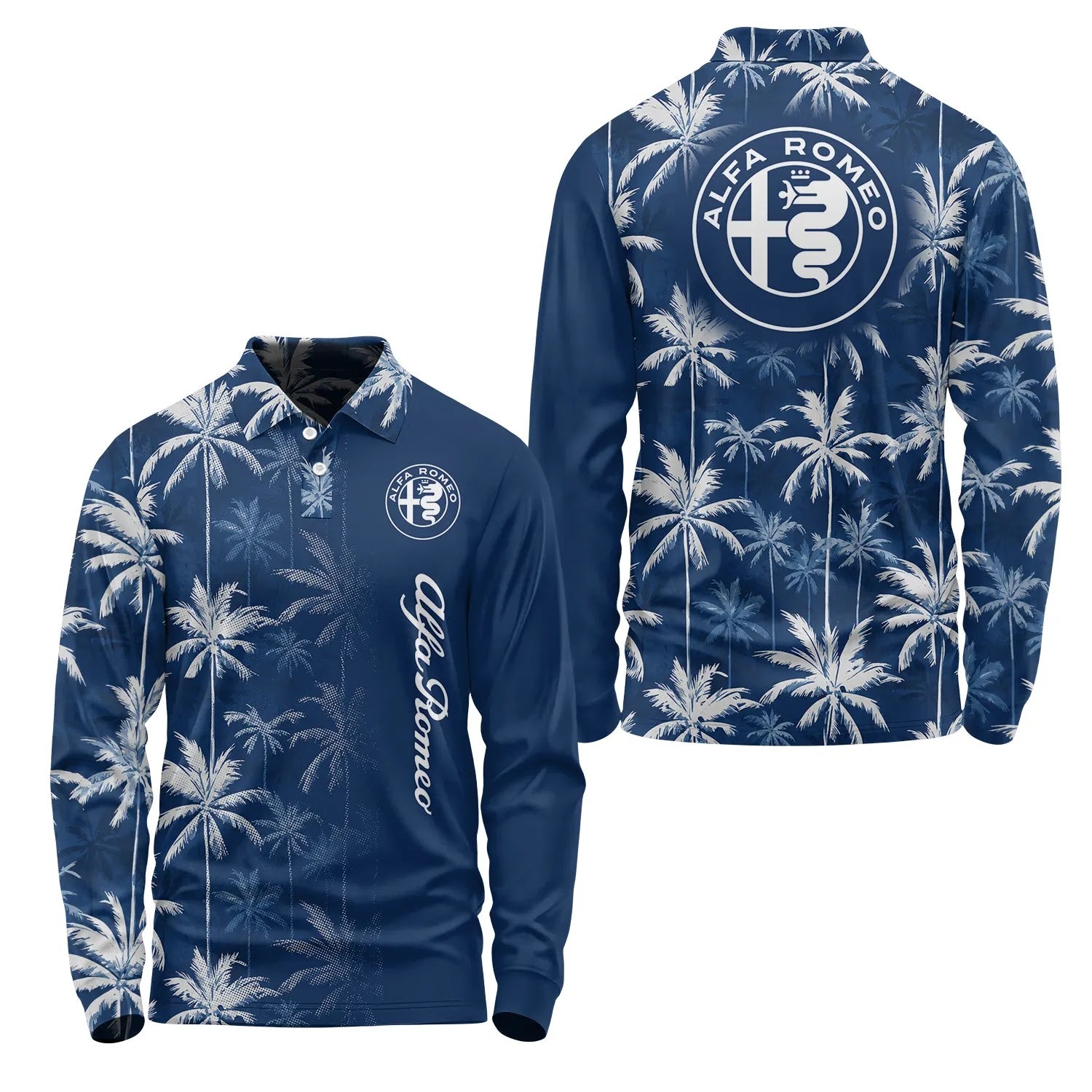 Alfa Romeo Long Sleeve Polo SHW032