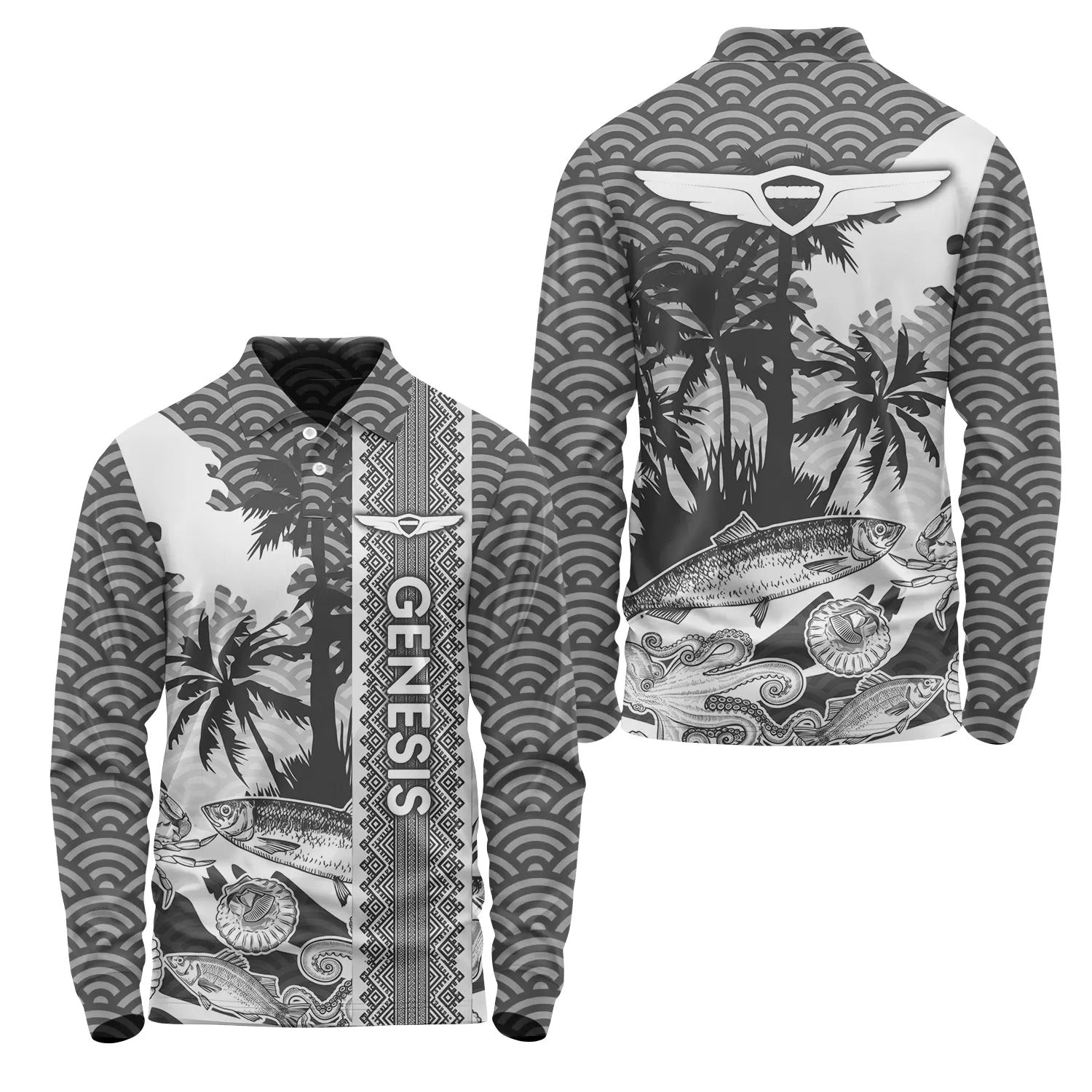 Genesis Long Sleeve Polo SHW038