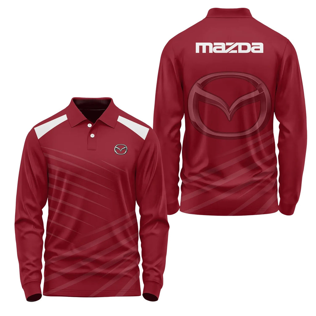 Mazda Long Sleeve Polo SC082