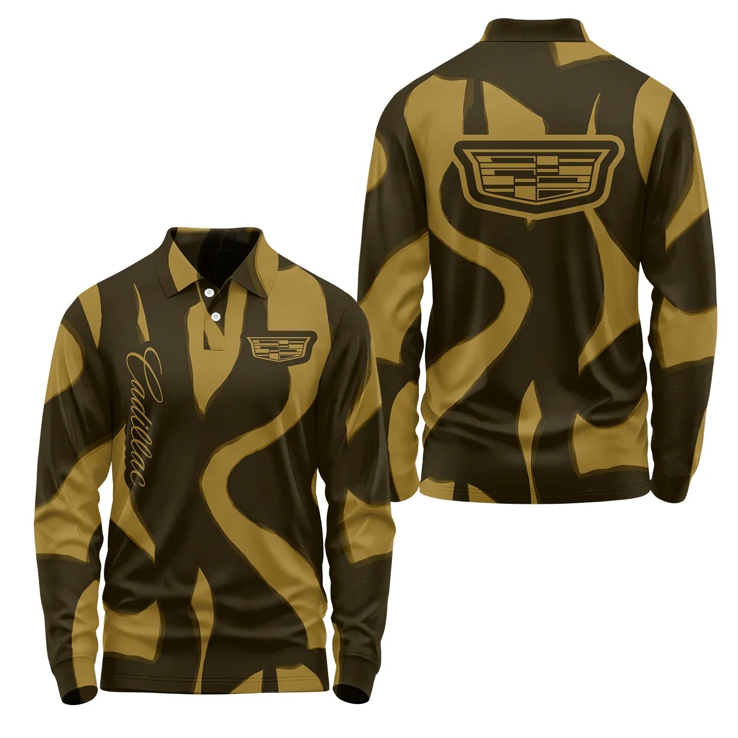 Cadillac Long Sleeve Polo SHW068