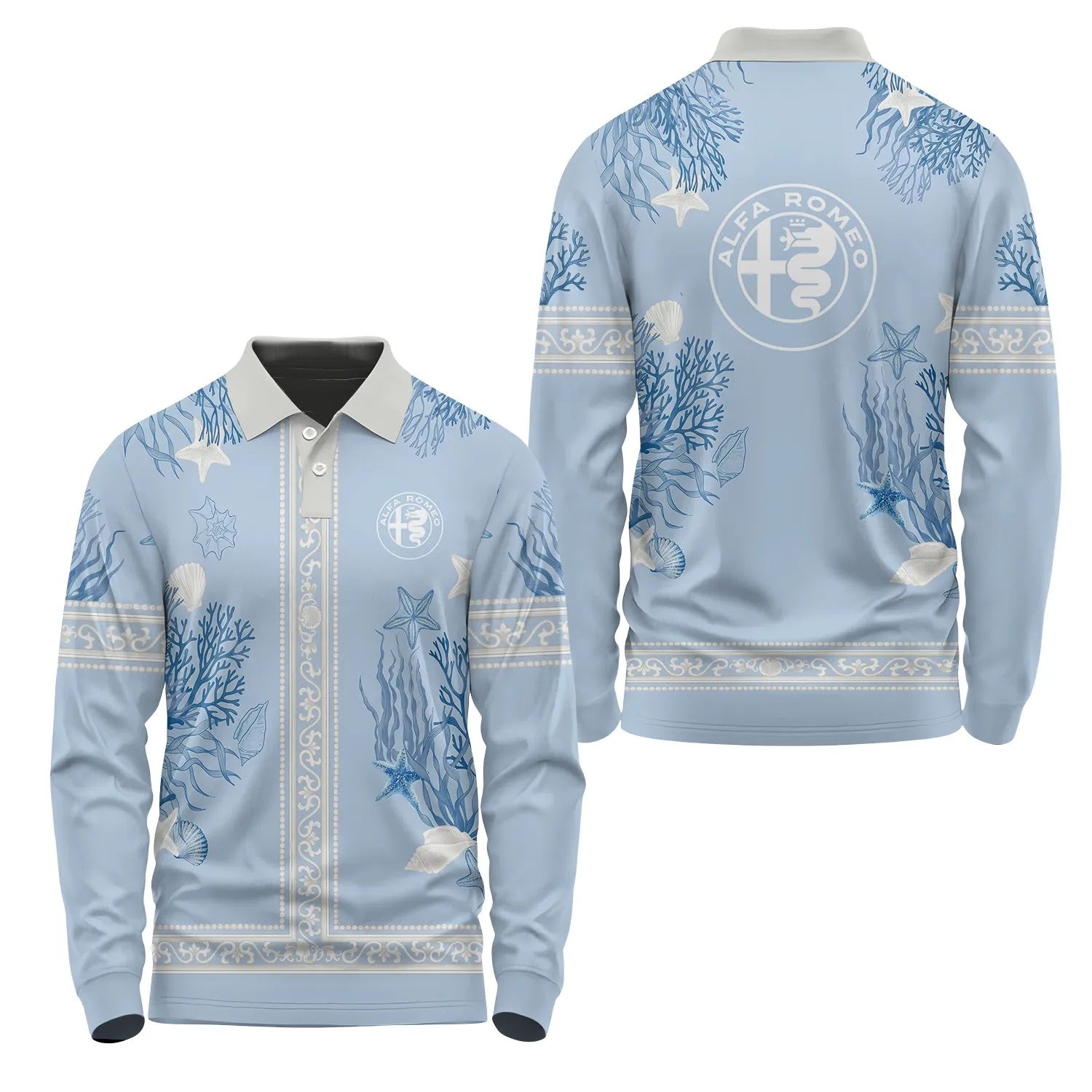 Alfa Romeo Long Sleeve Polo SHW024