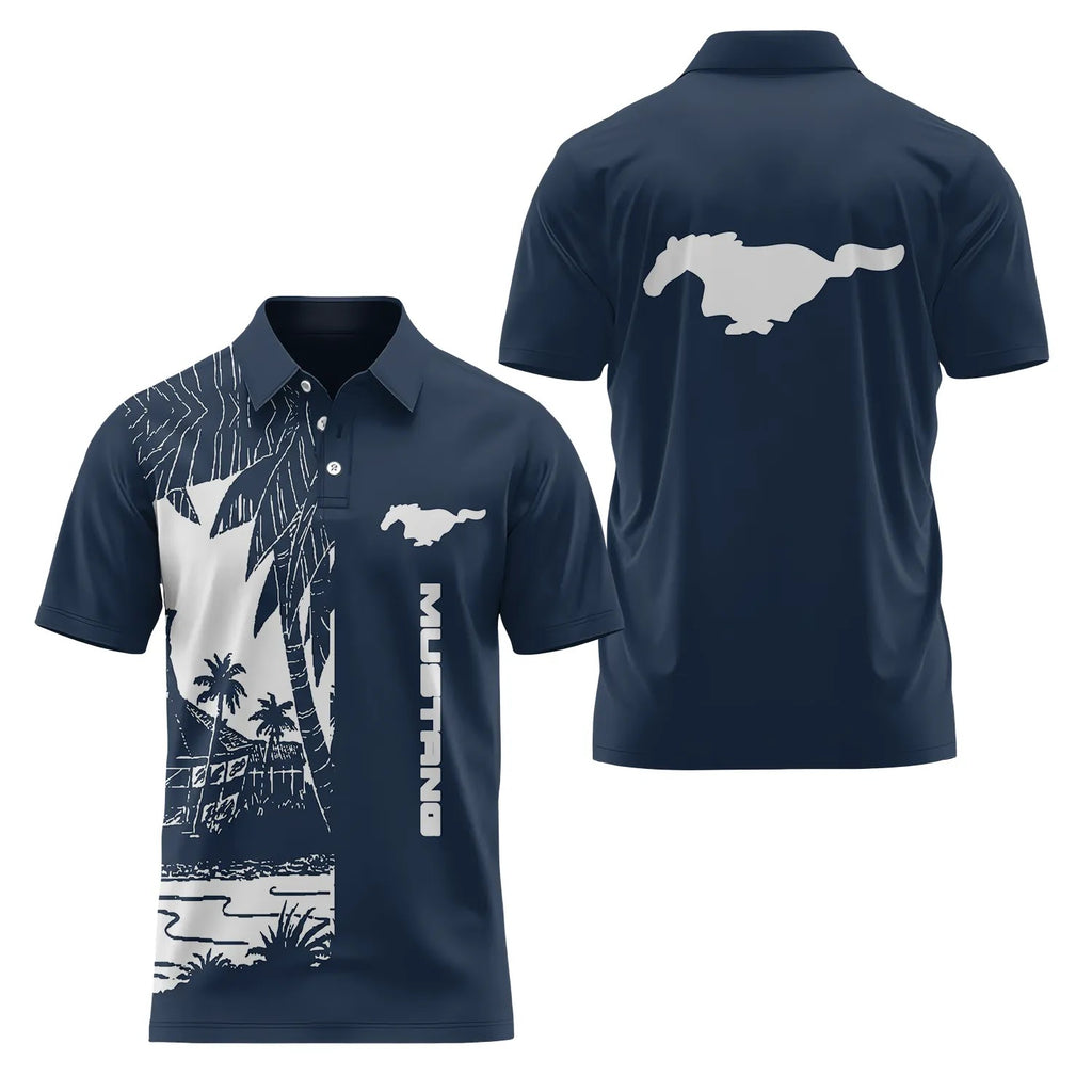 Ford Mustang Short Sleeve Polo SHW031