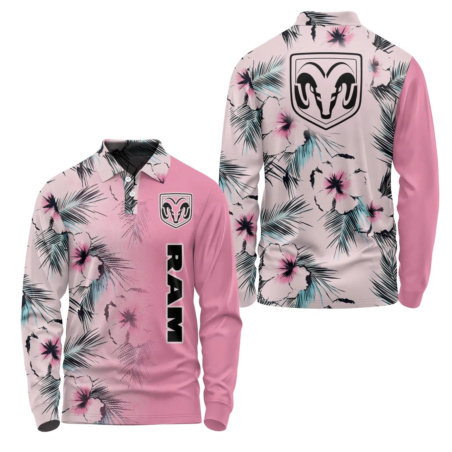 Ram Long Sleeve Polo SHW056