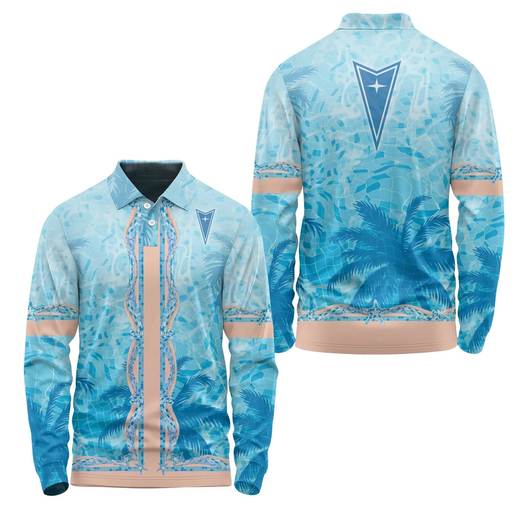 Pontiac Long Sleeve Polo SHW026