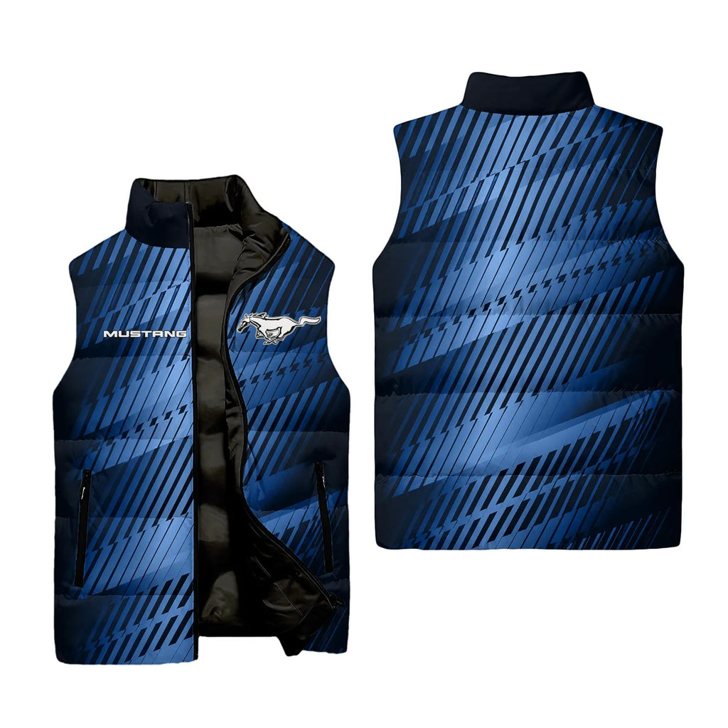 Ford Mustang Sleeveless Puffer Jacket SC118