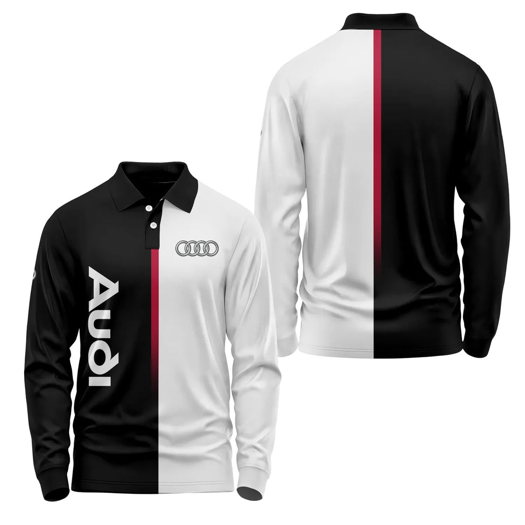 Audi Long Sleeve Polo SC076