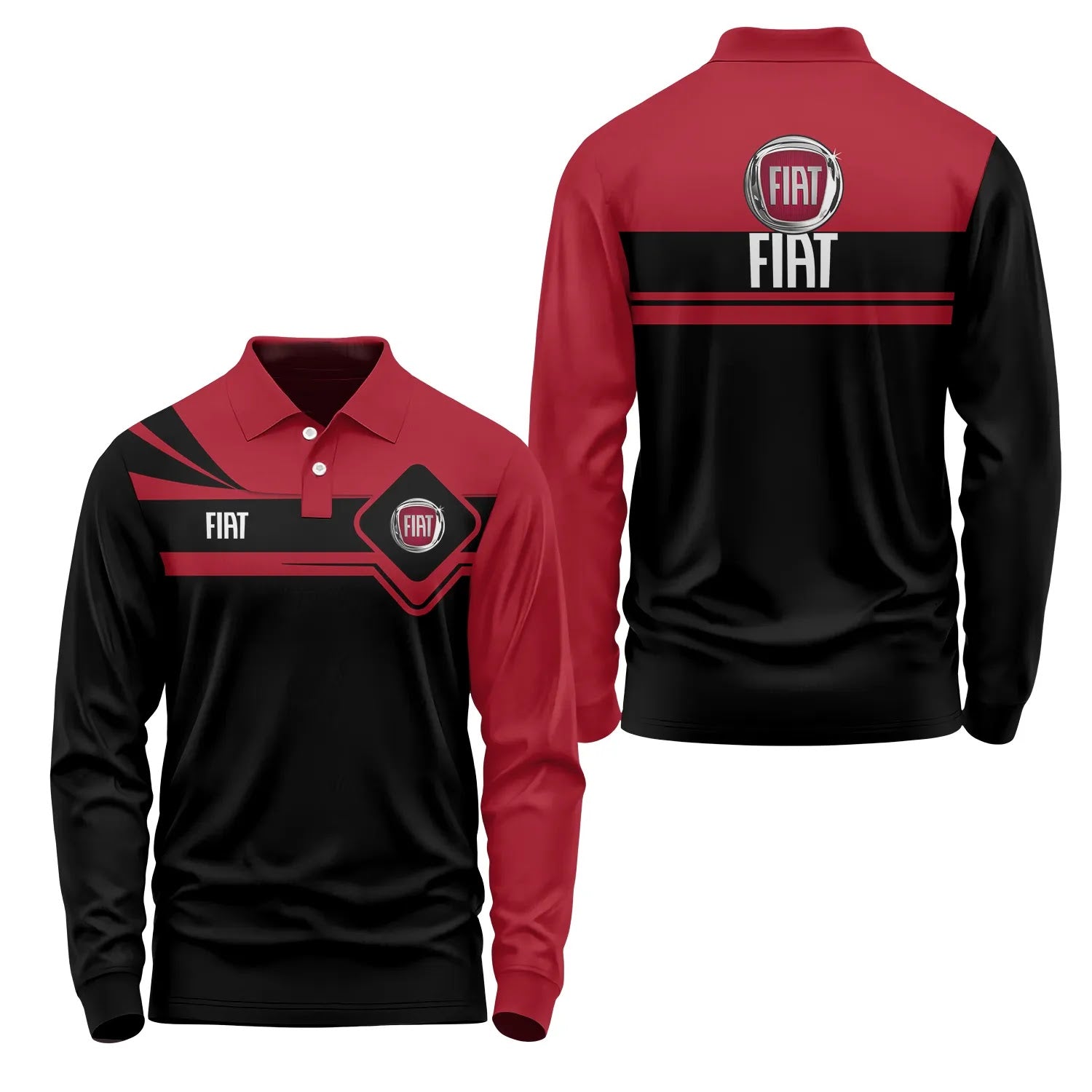 Fiat Long Sleeve Polo SC066
