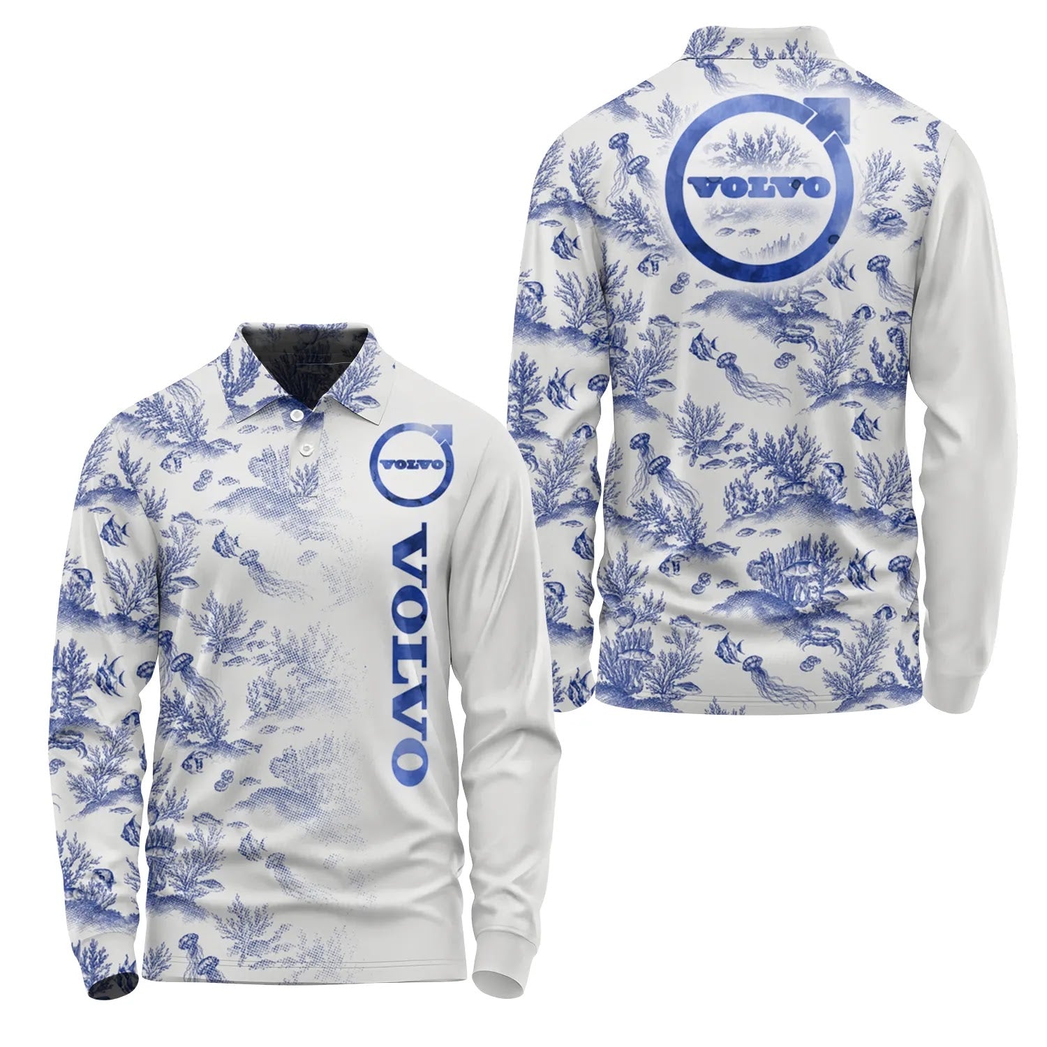 Volvo Long Sleeve Polo SHW009