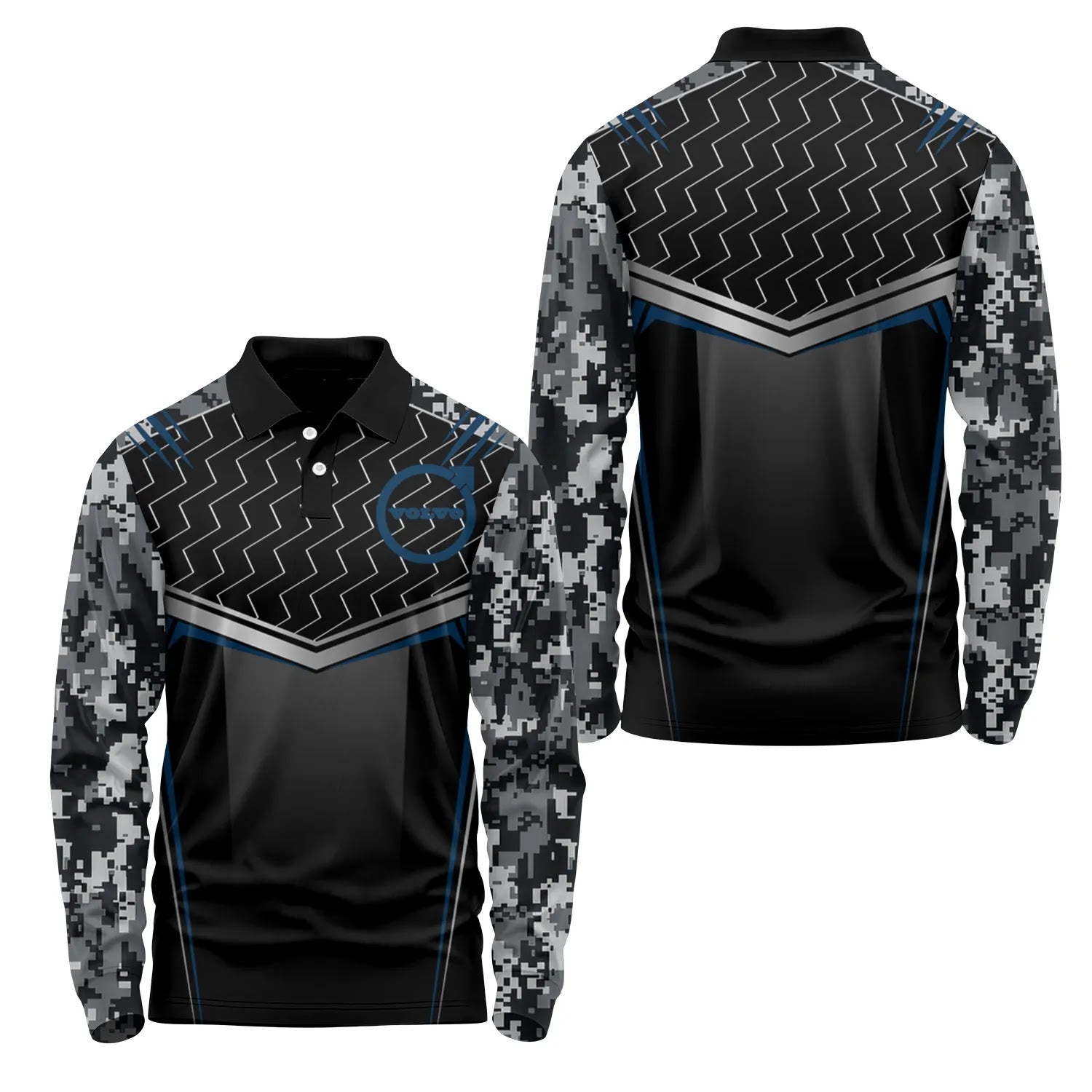 Volvo Long Sleeve Polo SC115
