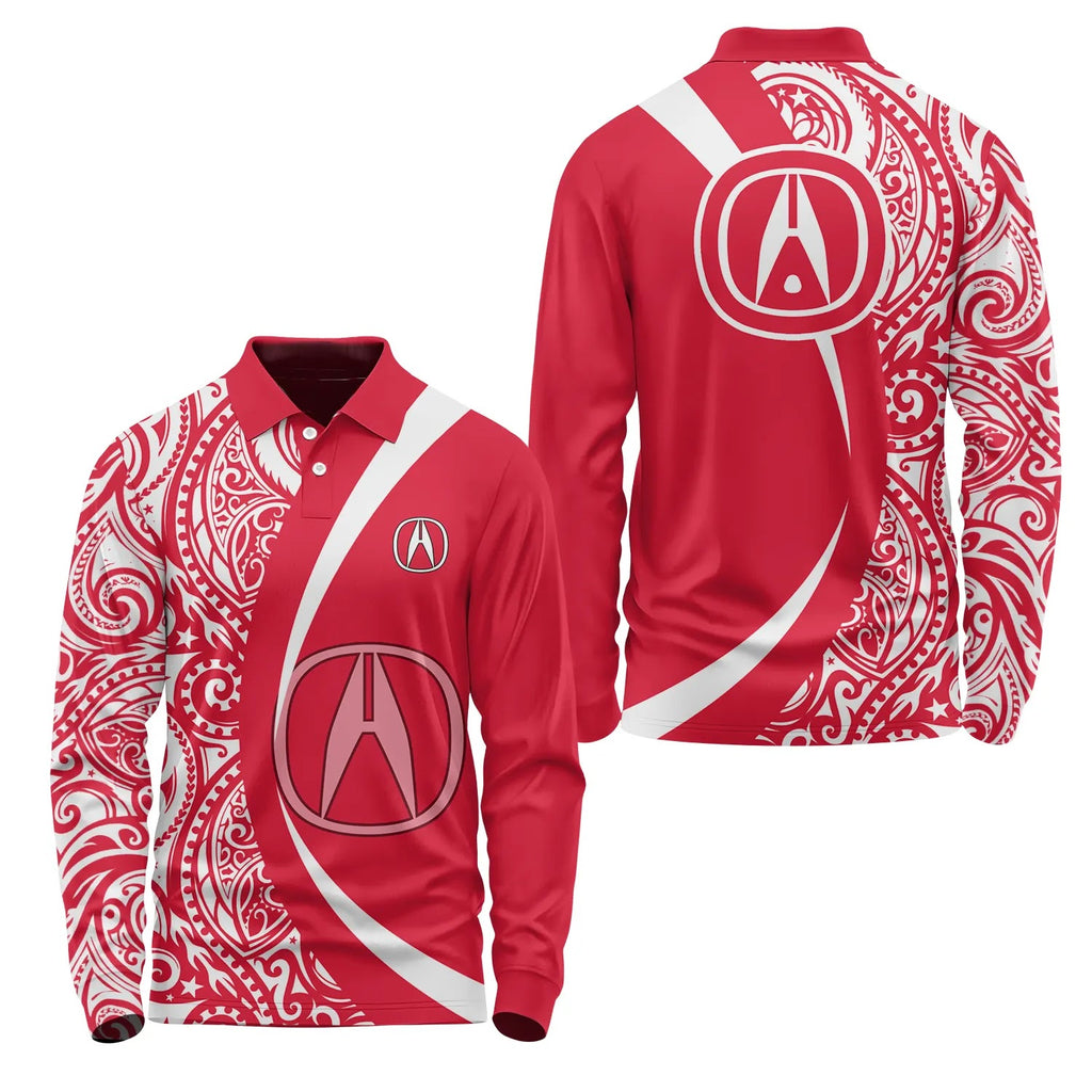 Acura Long Sleeve Polo SHW072