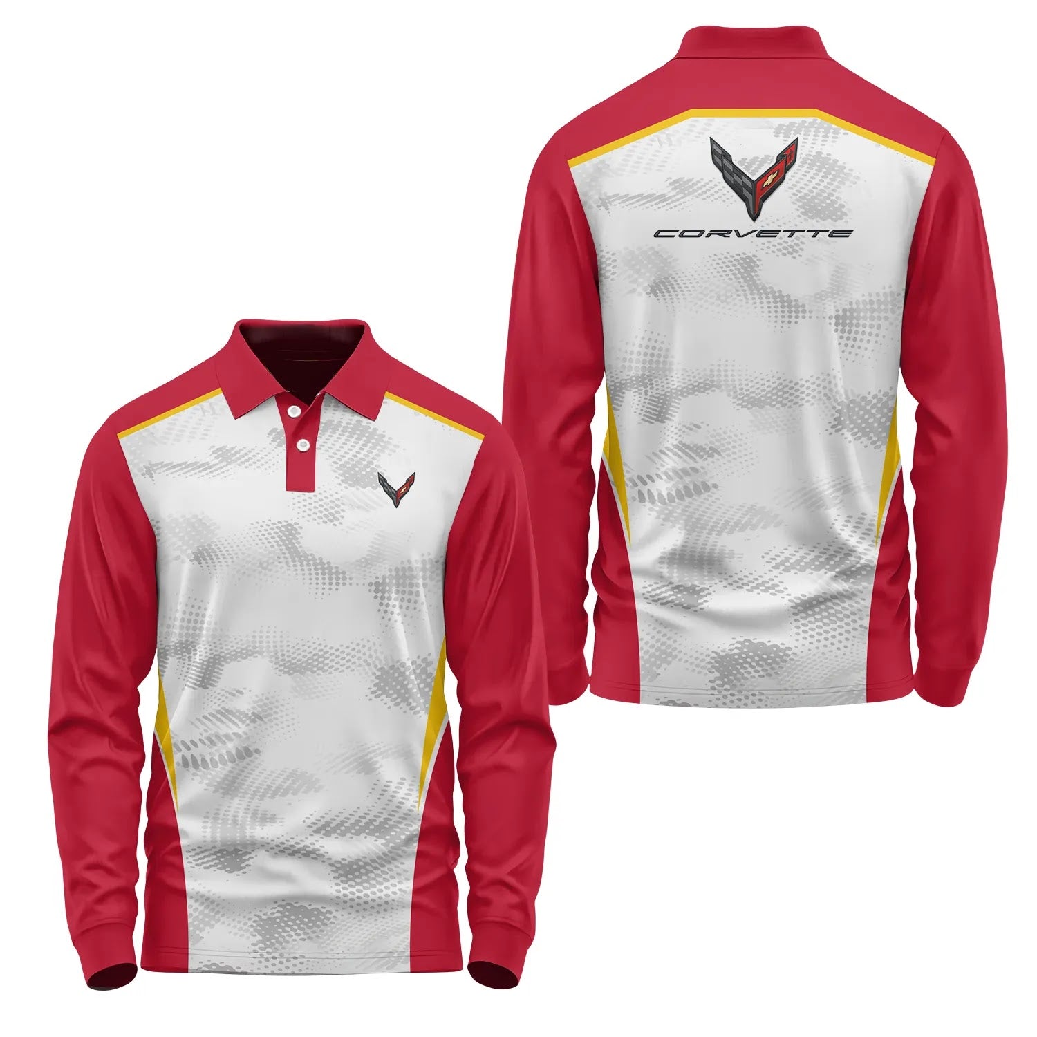Corvette Long Sleeve Polo SC081