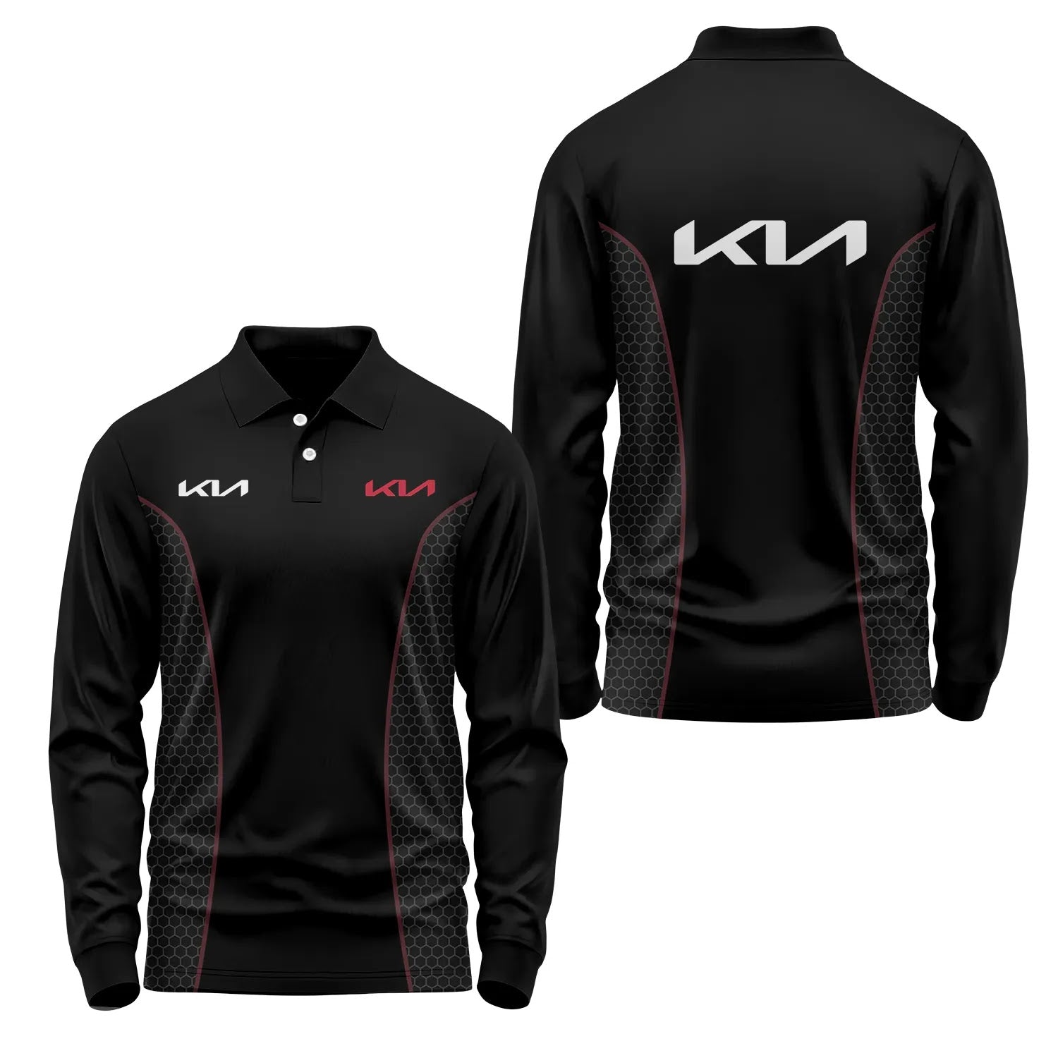 Kia Long Sleeve Polo SC072