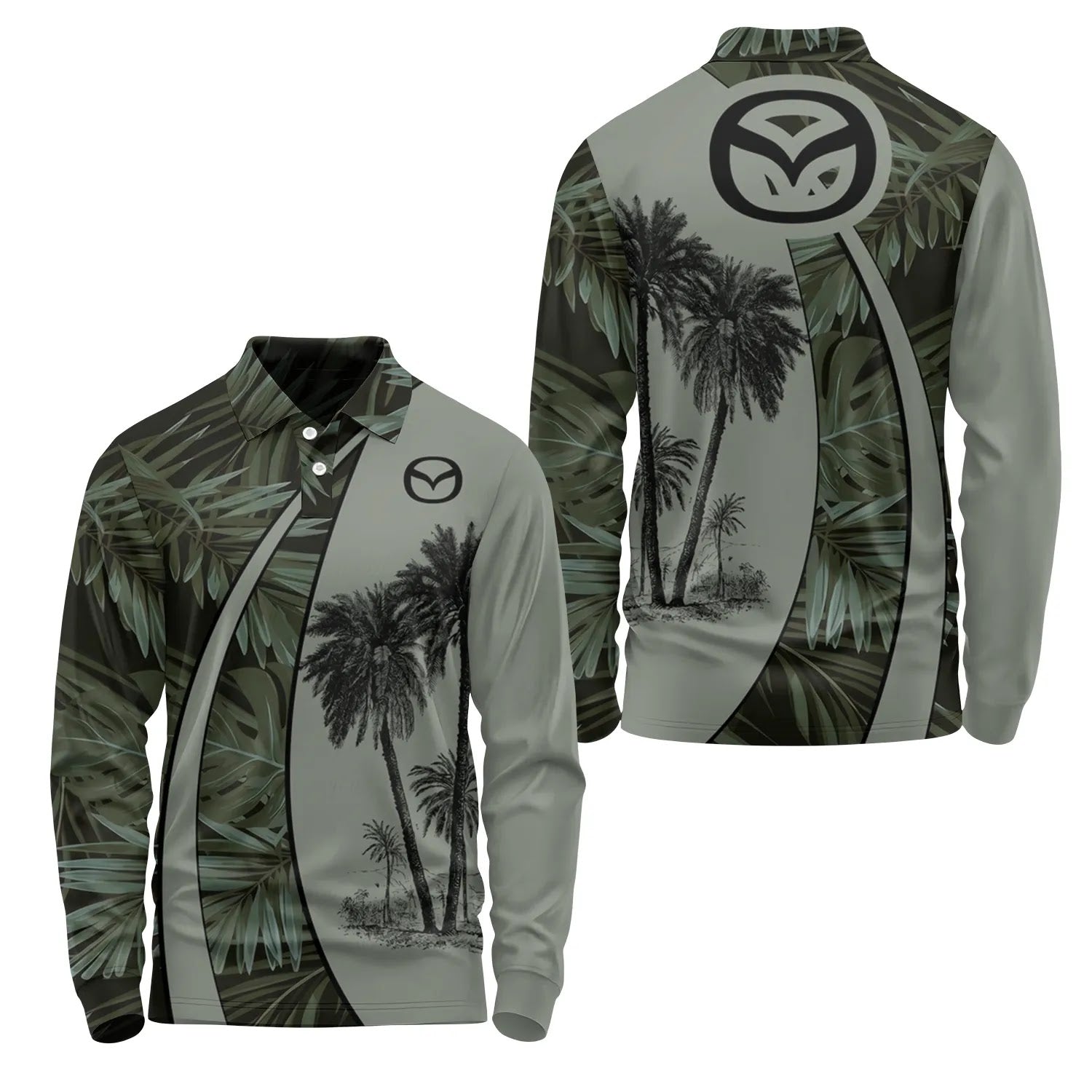 Mazda Long Sleeve Polo SHW063