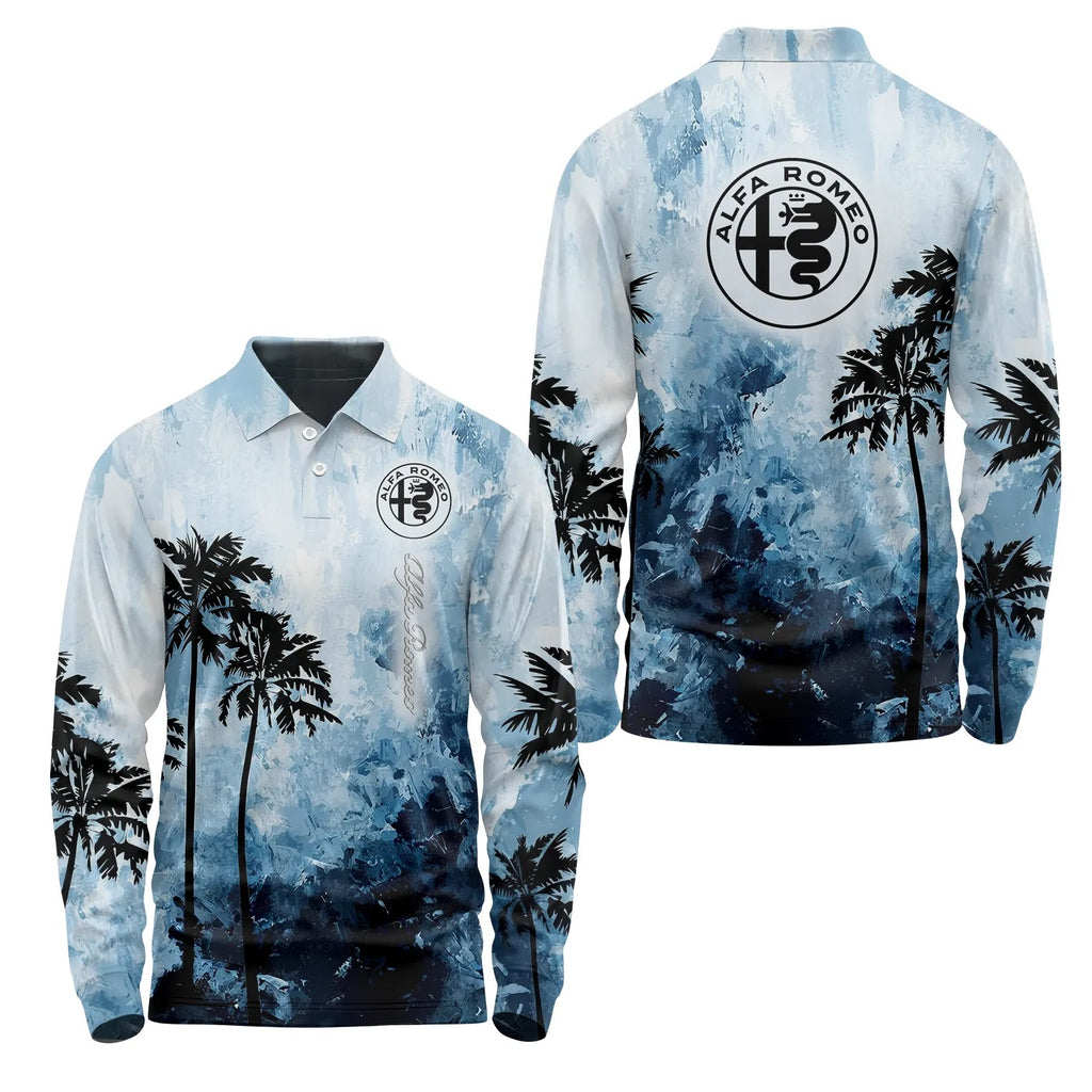 Alfa Romeo Long Sleeve Polo SHW034