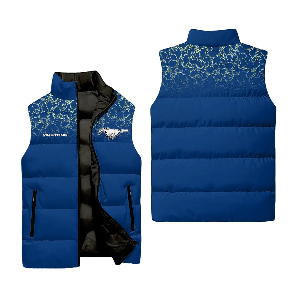Ford Mustang Sleeveless Puffer Jacket SC108