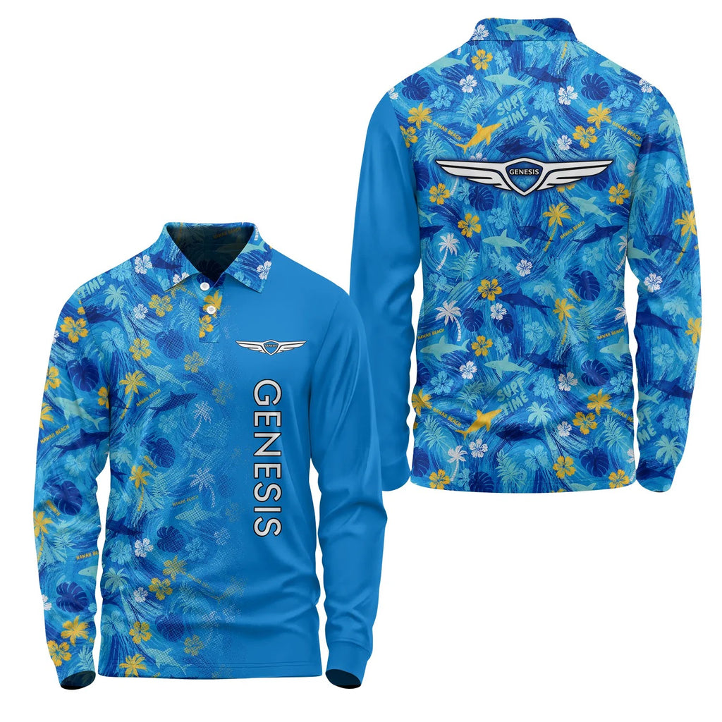 Genesis Long Sleeve Polo SHW027