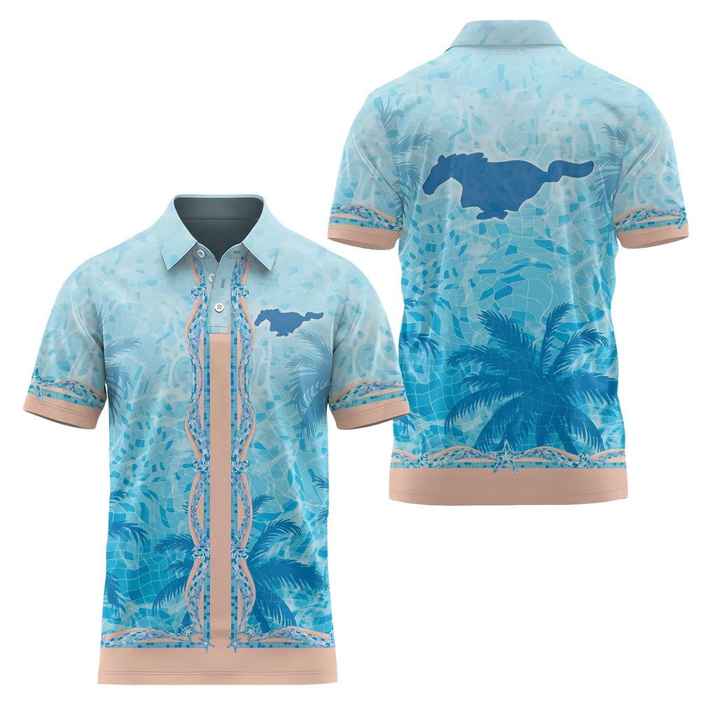 Ford Mustang Short Sleeve Polo SHW026