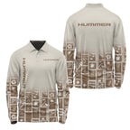 Hummer Long Sleeve Polo SHW067