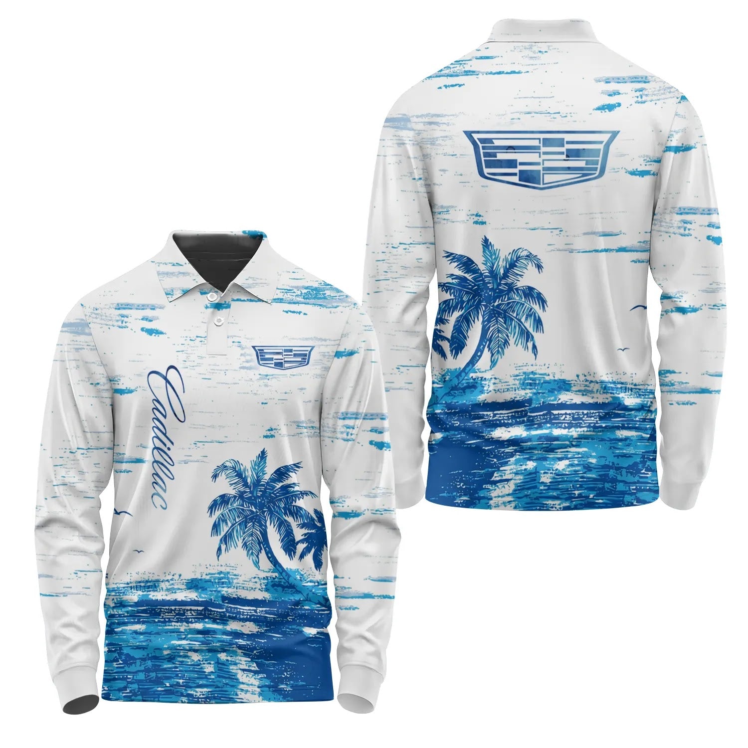 Cadillac Long Sleeve Polo SHW069