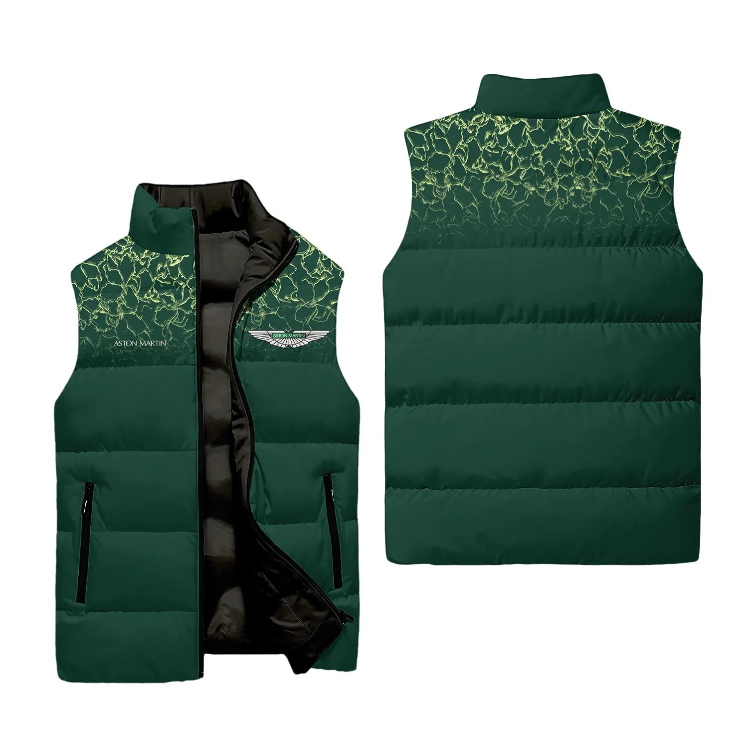 Aston Martin Sleeveless Puffer Jacket SC108