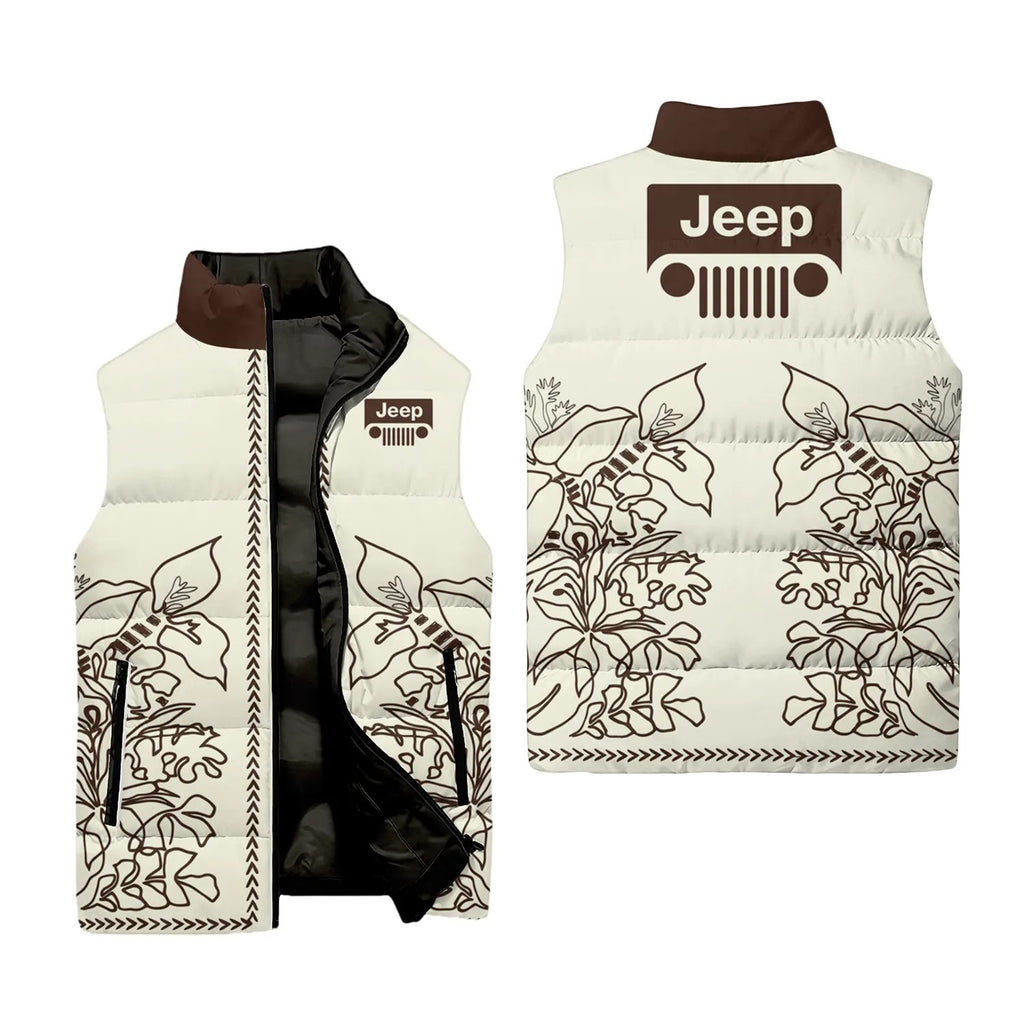 Jeep Sleeveless Puffer Jacket SHW064