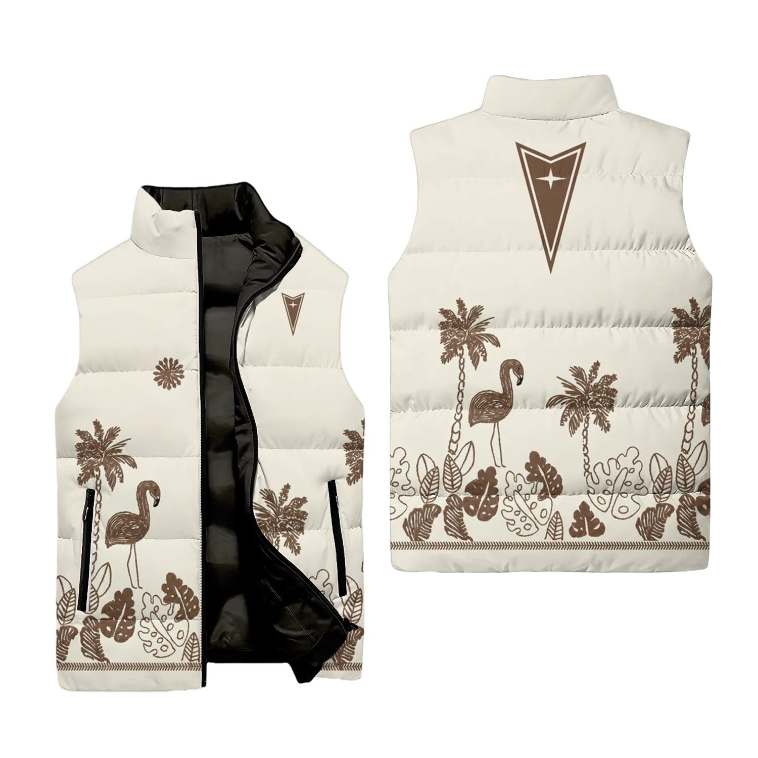 Pontiac Sleeveless Puffer Jacket SHW044