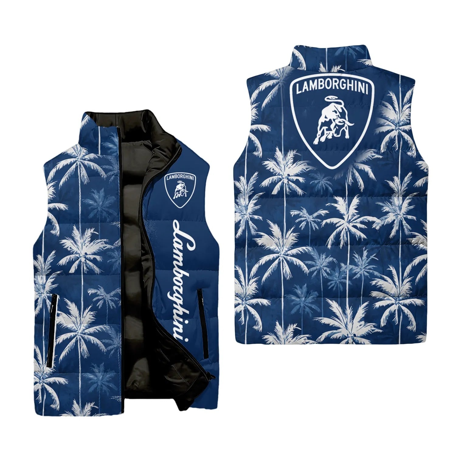 Lamborghini Sleeveless Puffer Jacket SHW032