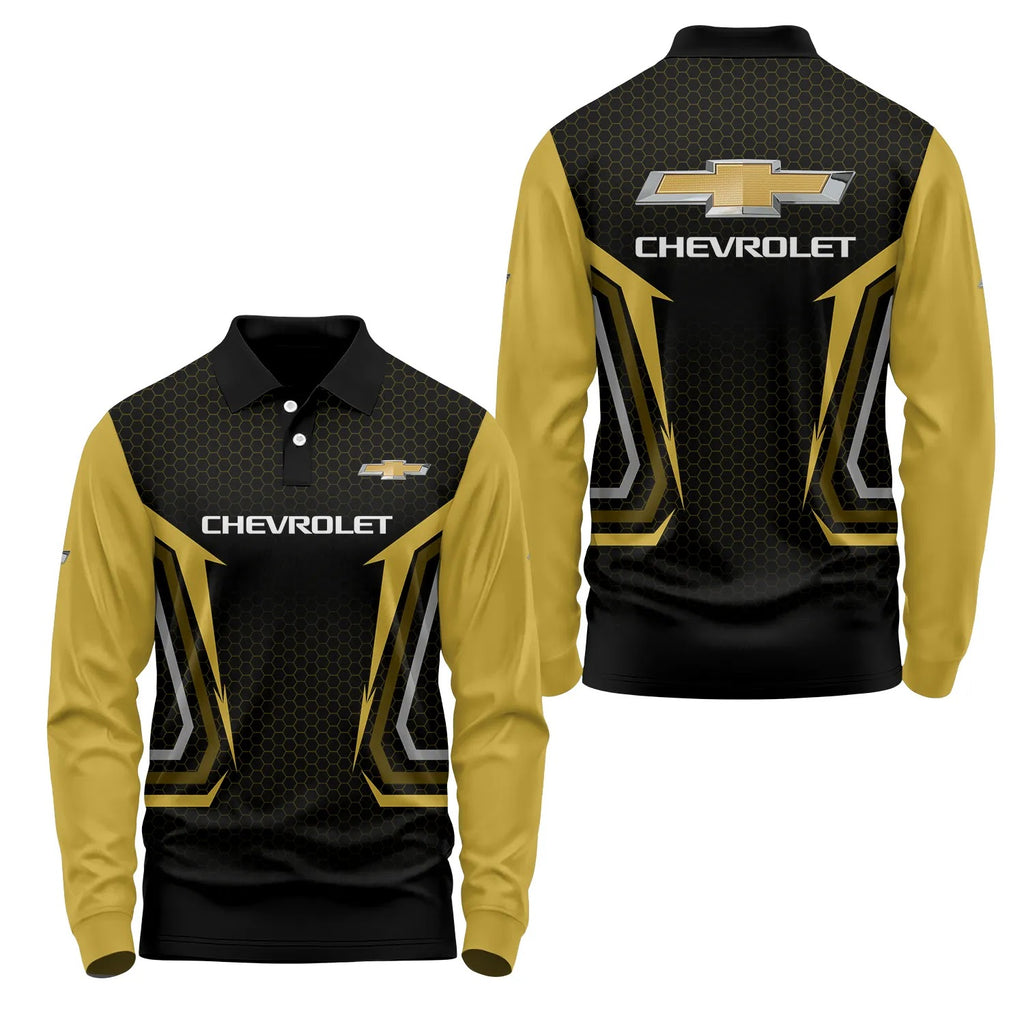 Chevrolet Long Sleeve Polo SC075