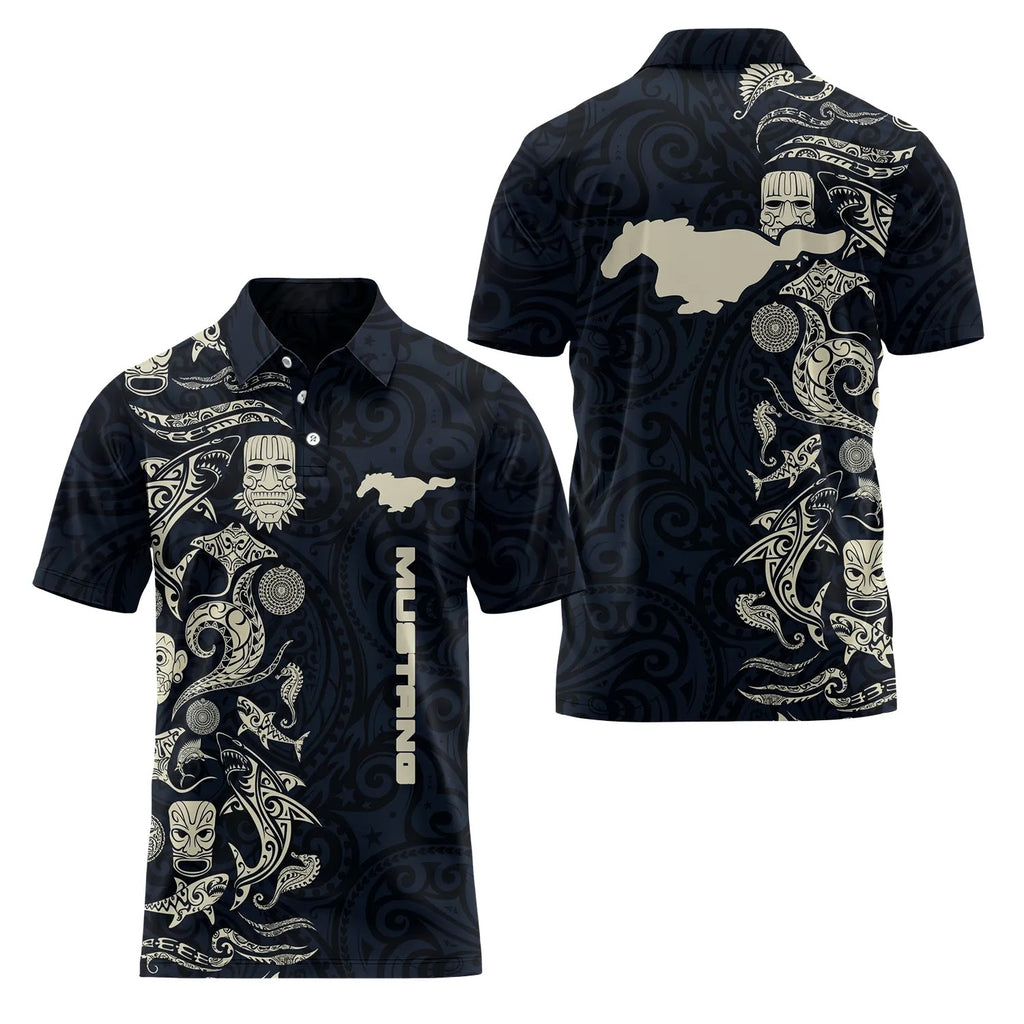 Ford Mustang Short Sleeve Polo SHW033