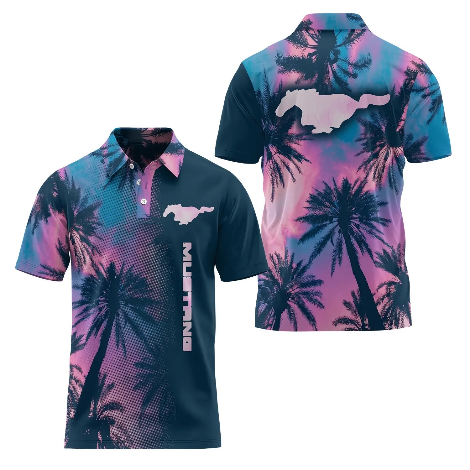 Ford Mustang Short Sleeve Polo SHW030