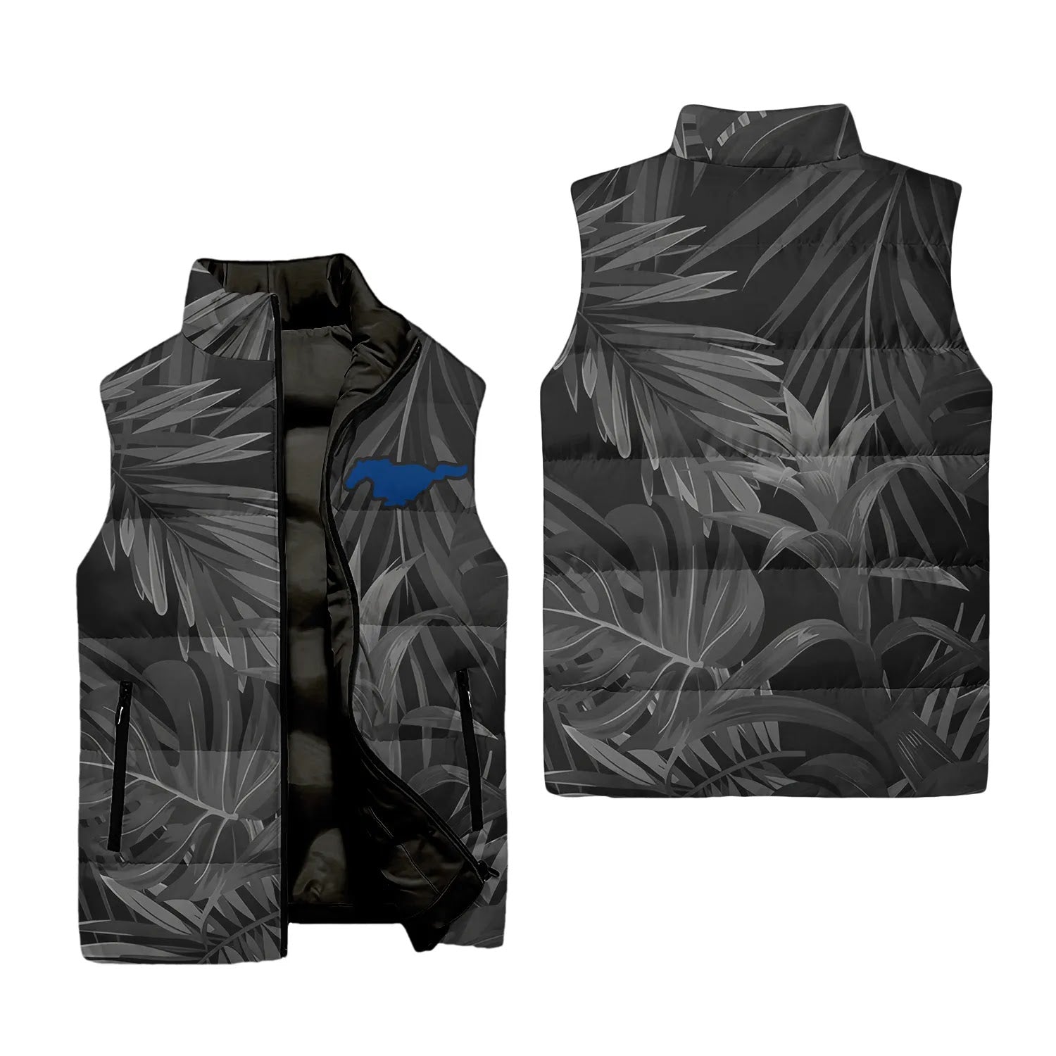 Ford Mustang Sleeveless Puffer Jacket SC111