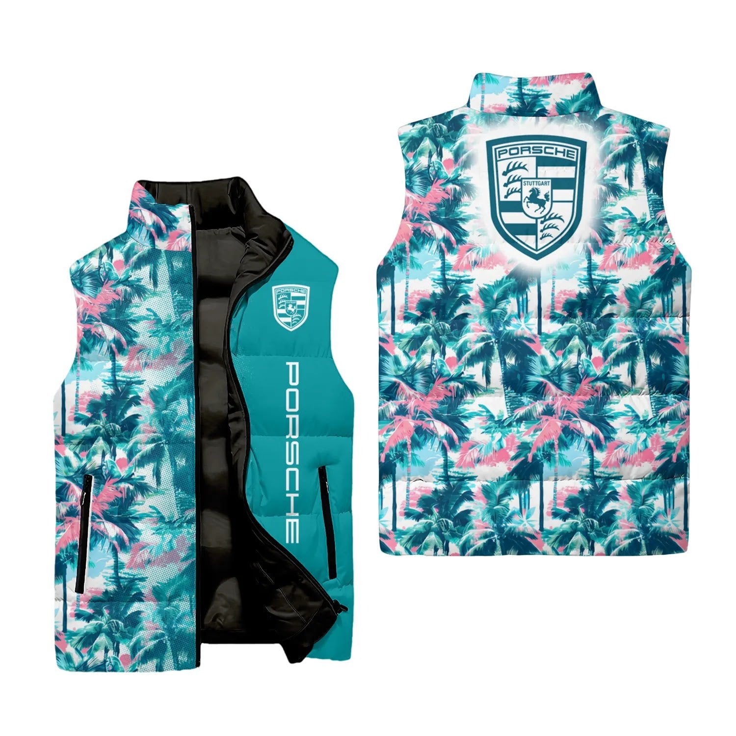 Porsche Sleeveless Puffer Jacket SHW061